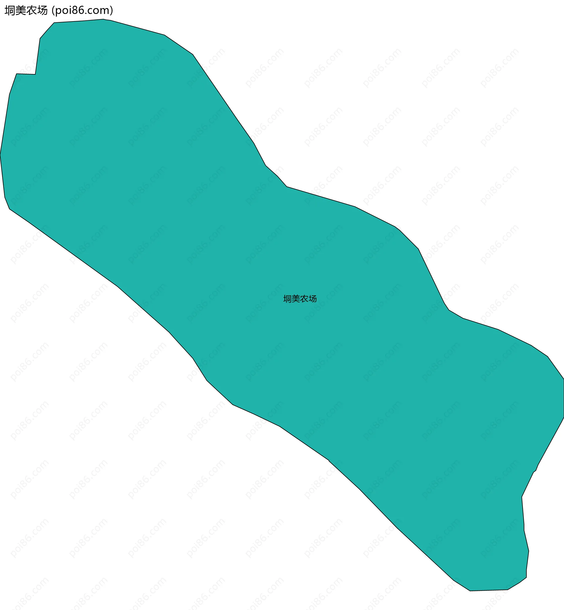 垌美农场边界地图