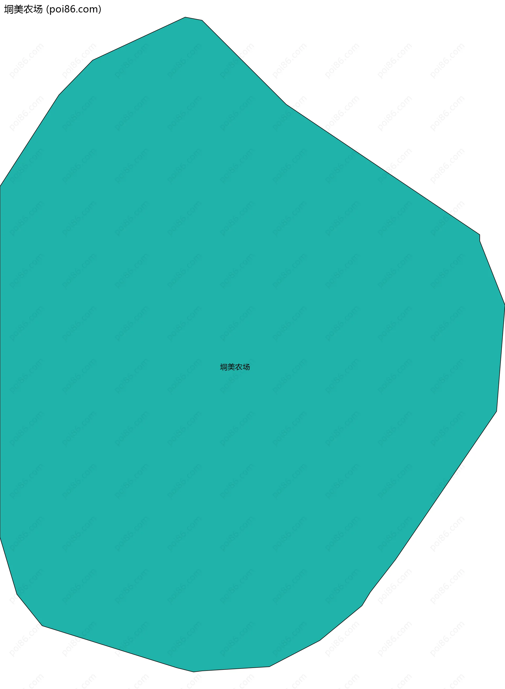 垌美农场边界地图