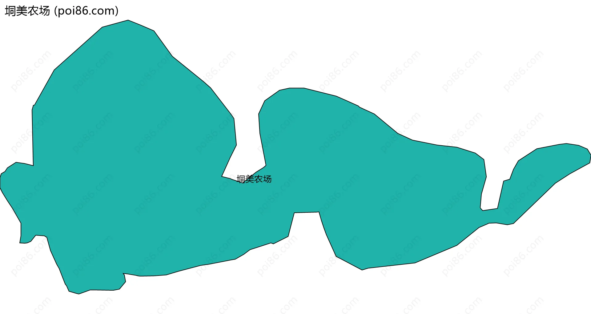 垌美农场边界地图