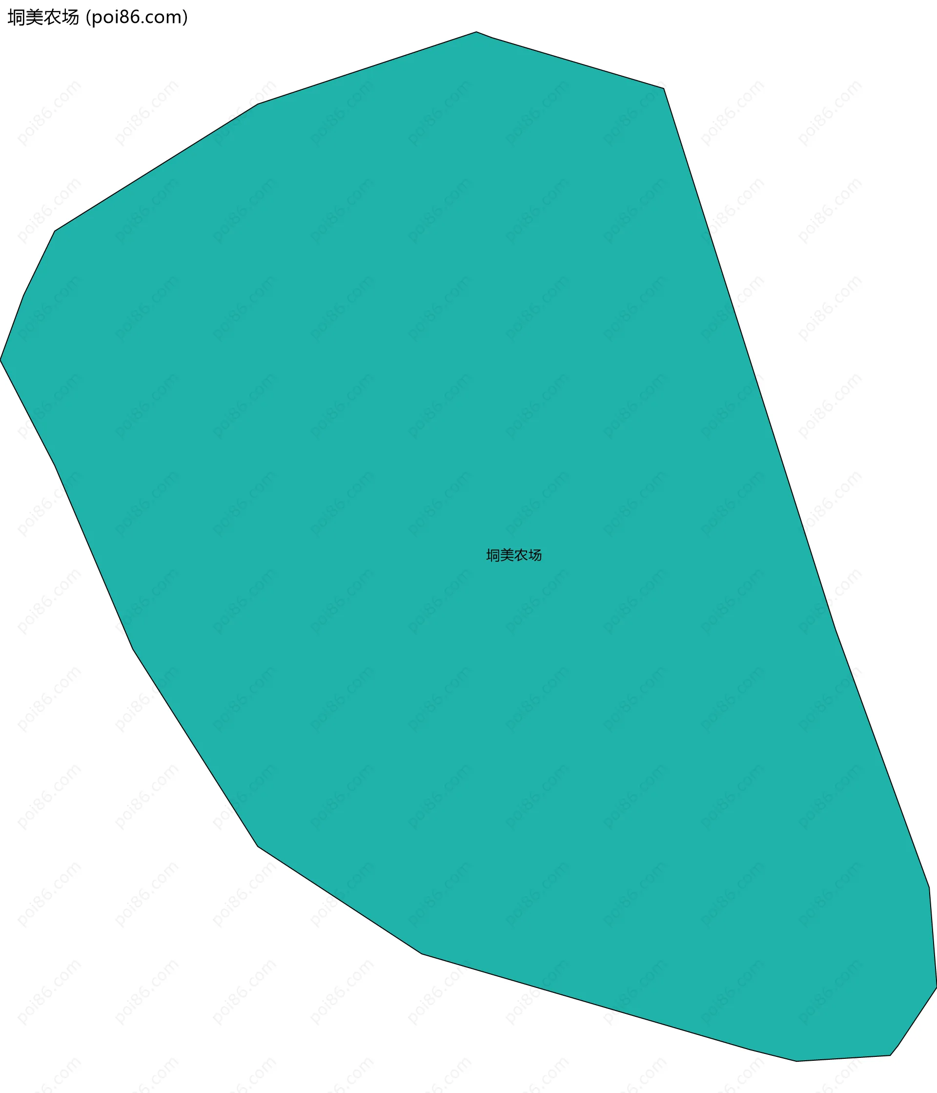 垌美农场边界地图