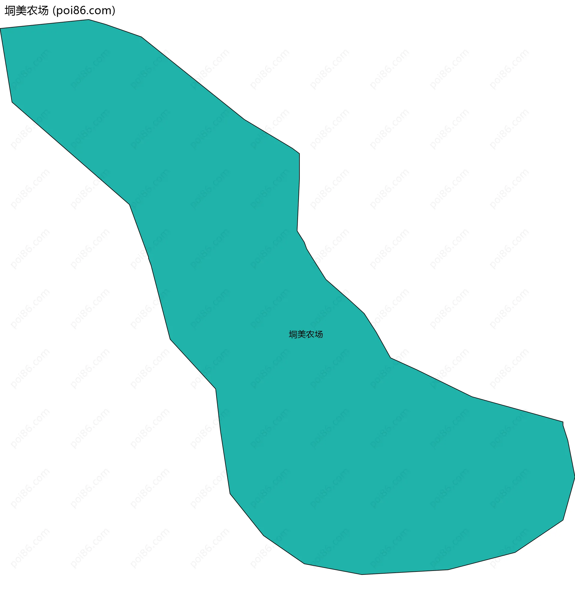 垌美农场边界地图