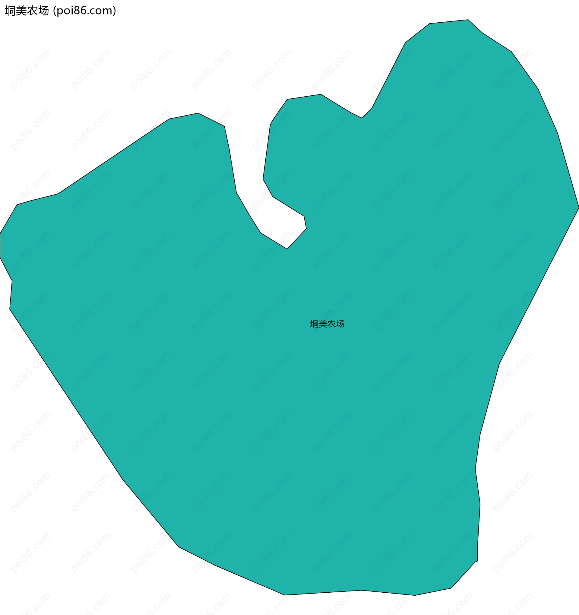 垌美农场边界地图