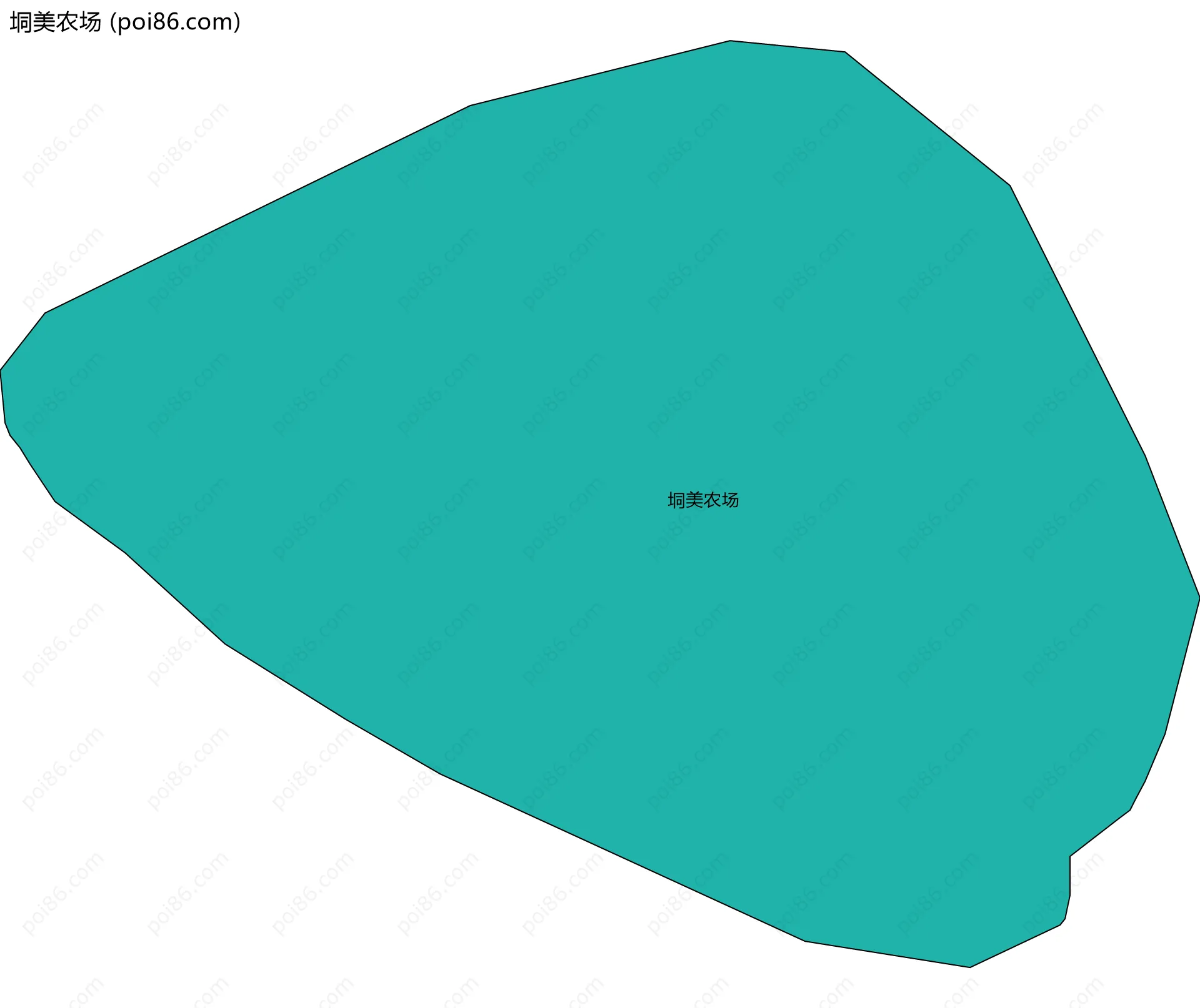 垌美农场边界地图