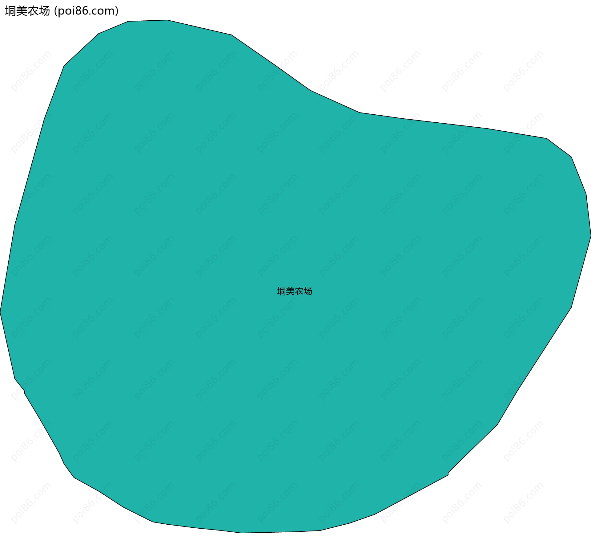垌美农场边界地图
