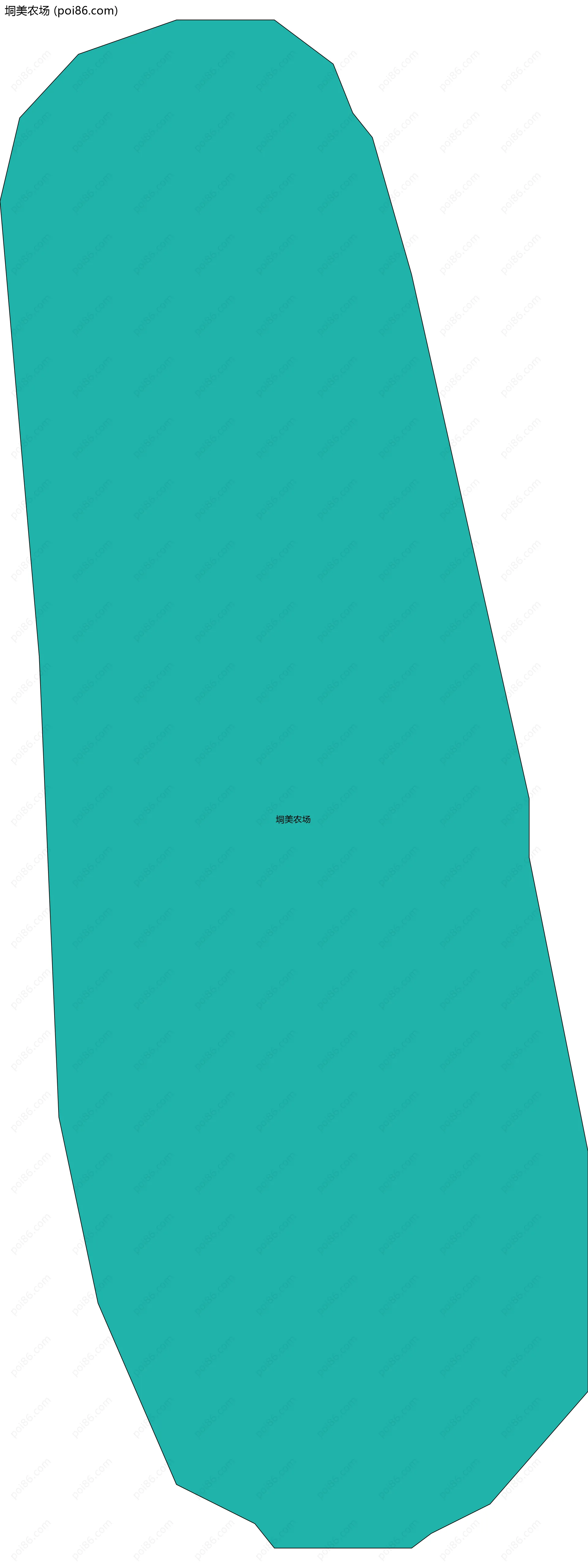 垌美农场边界地图