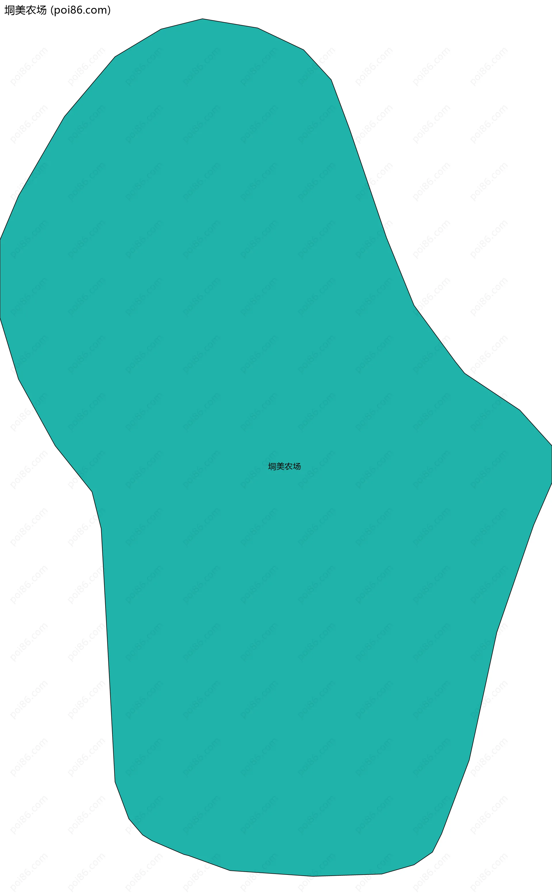 垌美农场边界地图