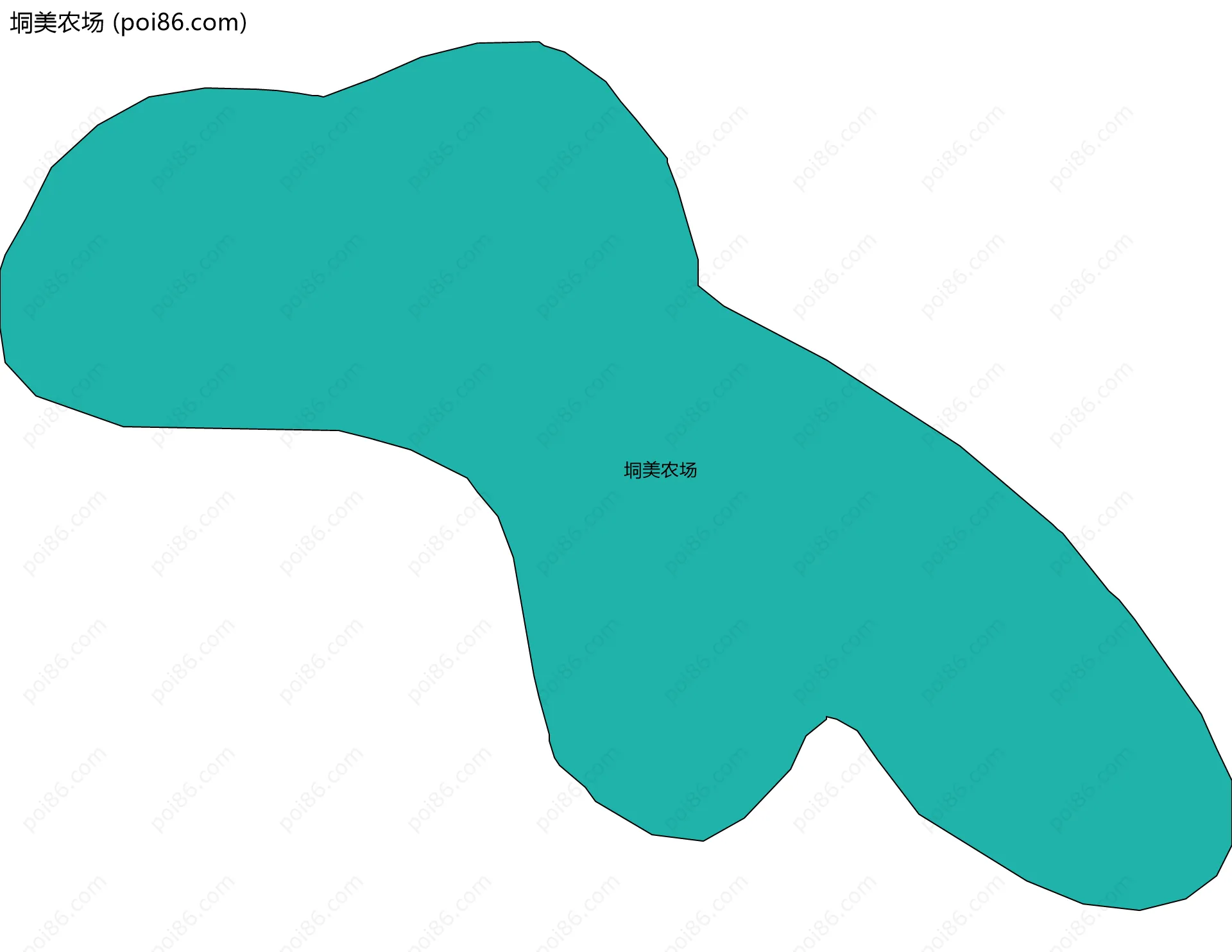 垌美农场边界地图