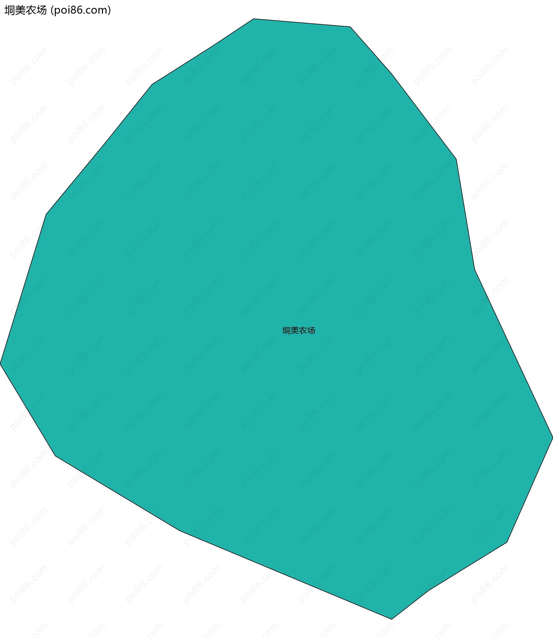 垌美农场边界地图