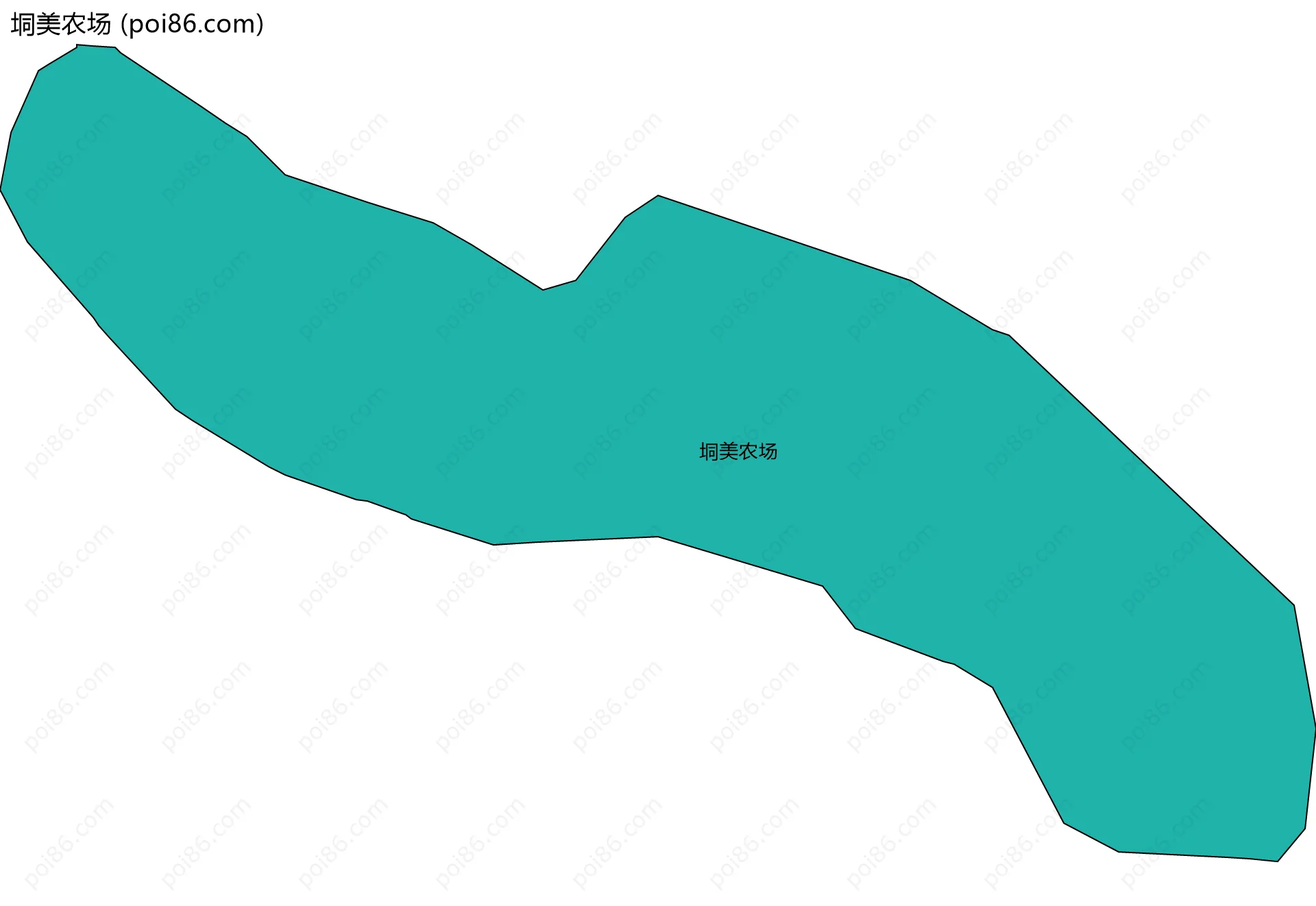 垌美农场边界地图