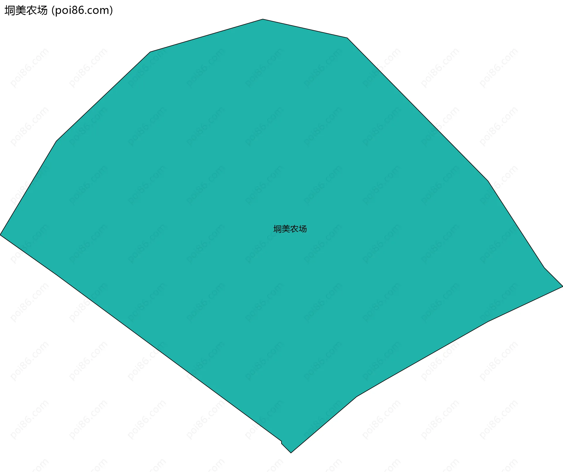 垌美农场边界地图