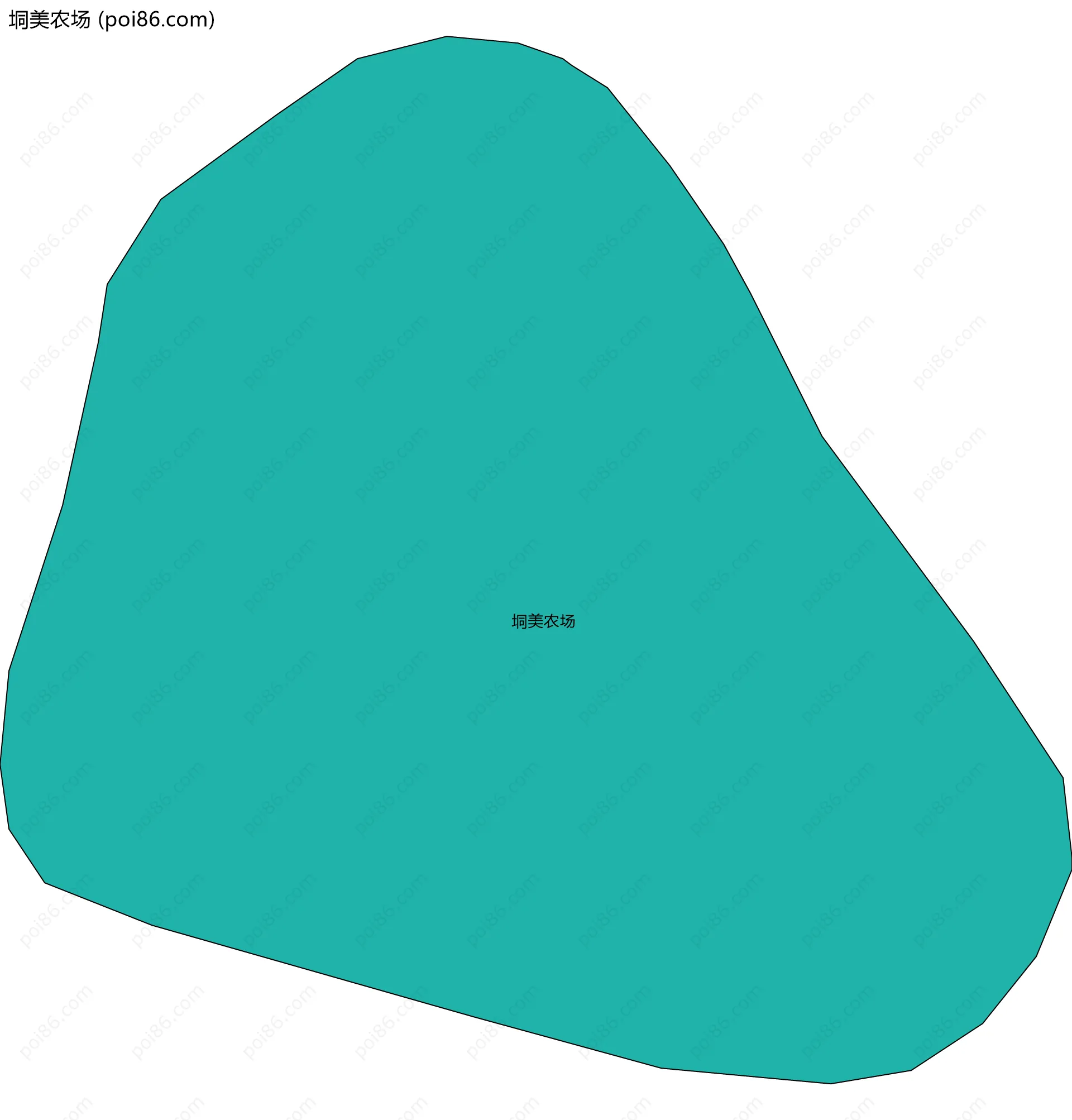 垌美农场边界地图