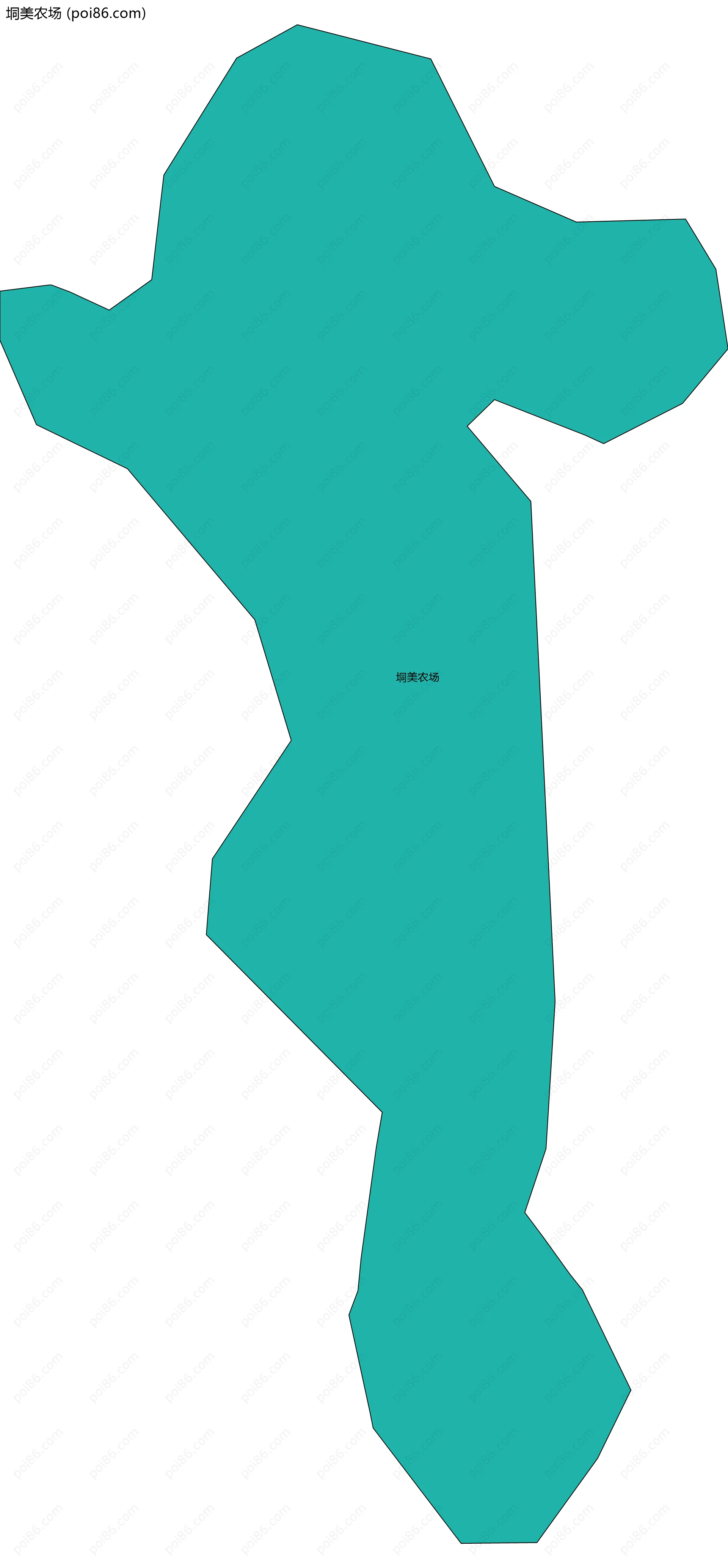 垌美农场边界地图