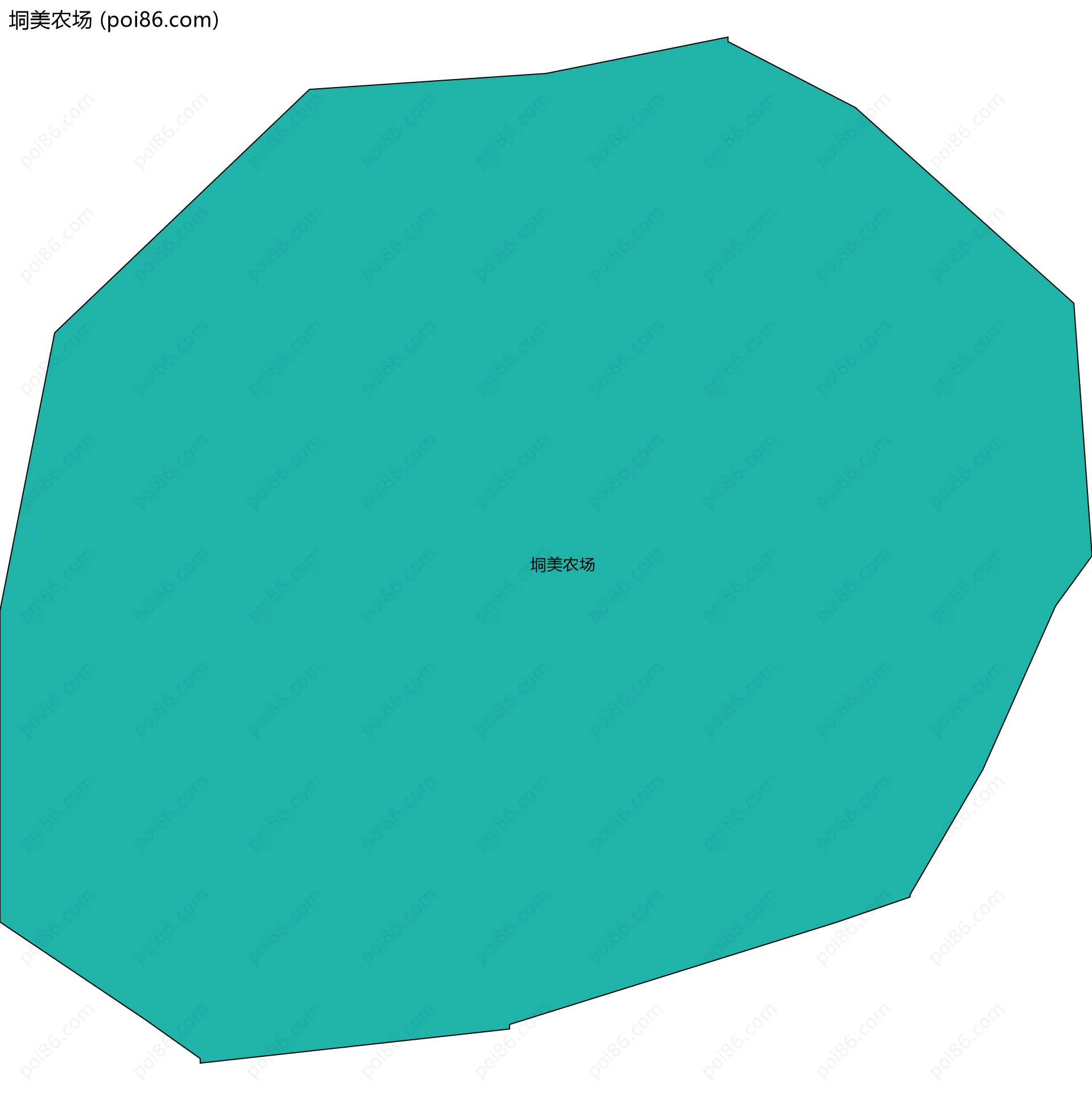 垌美农场边界地图