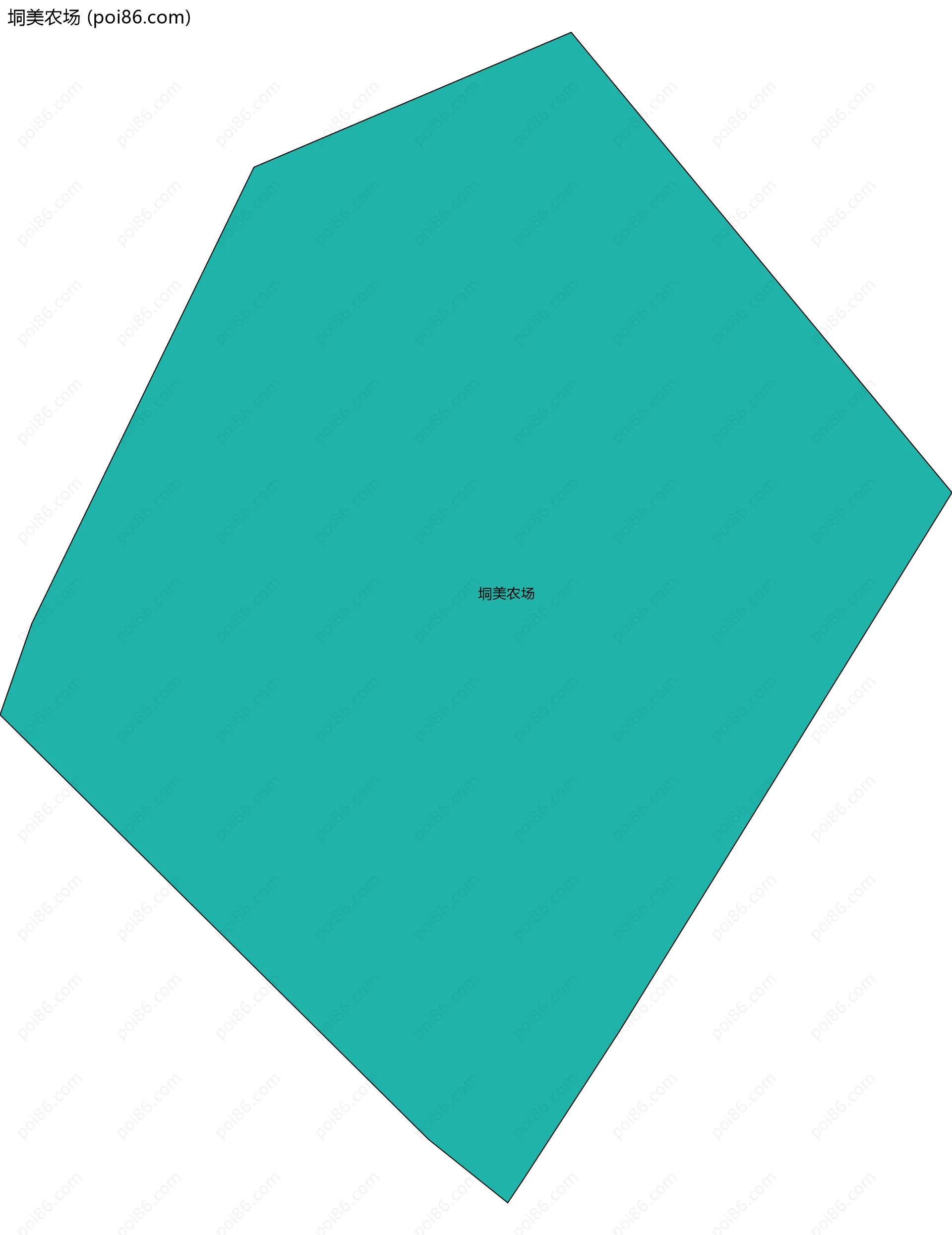 垌美农场边界地图