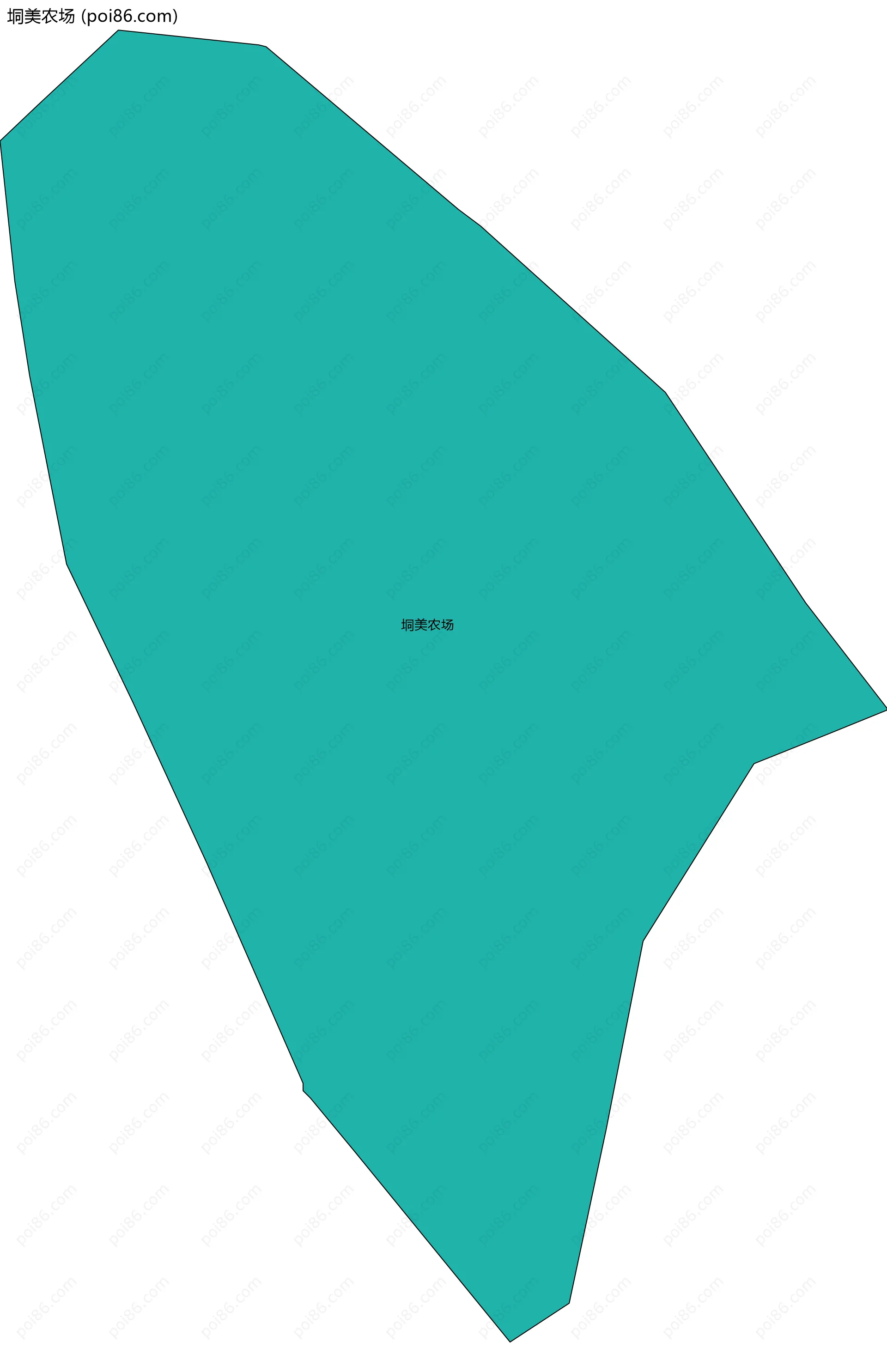 垌美农场边界地图