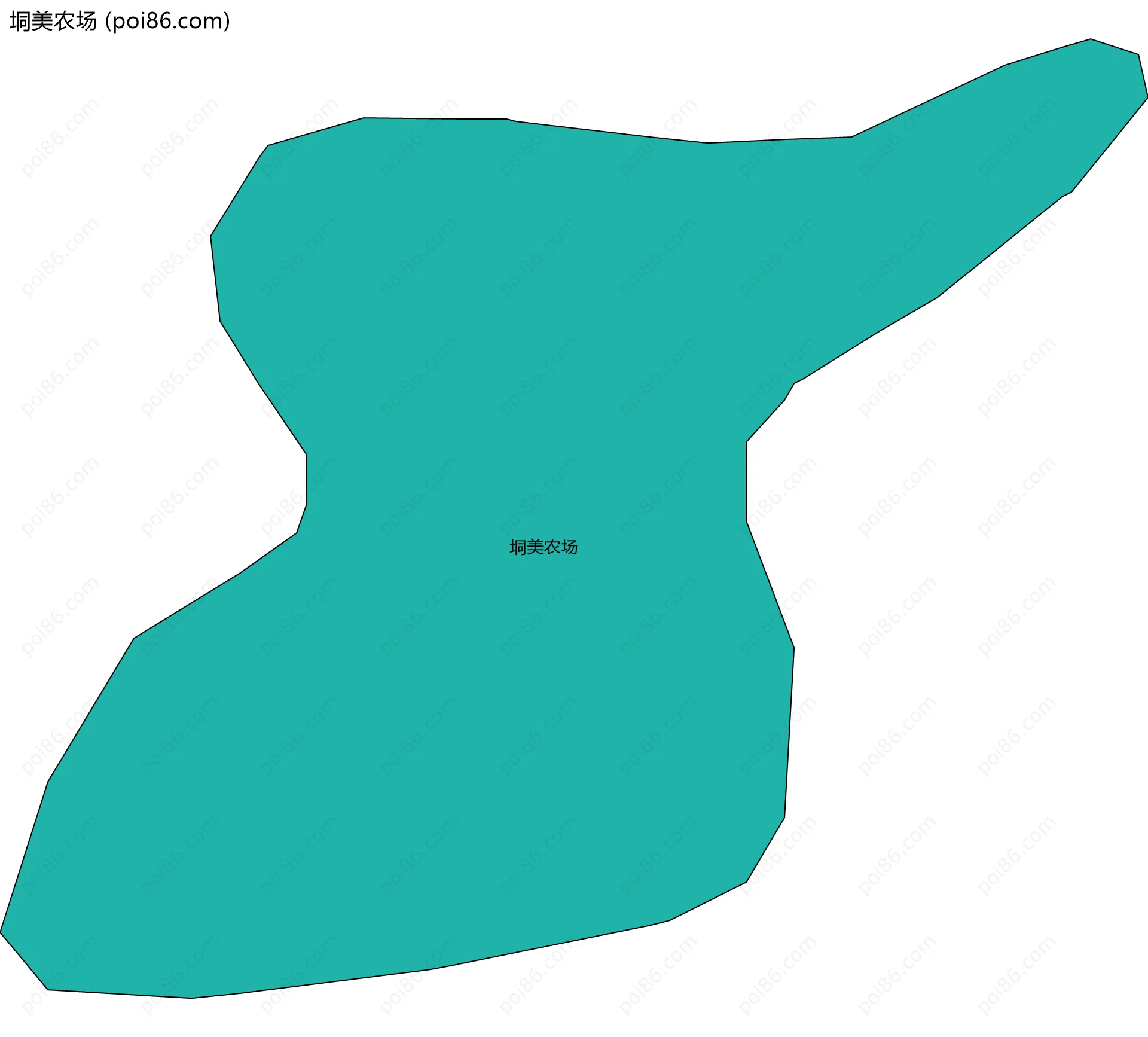 垌美农场边界地图