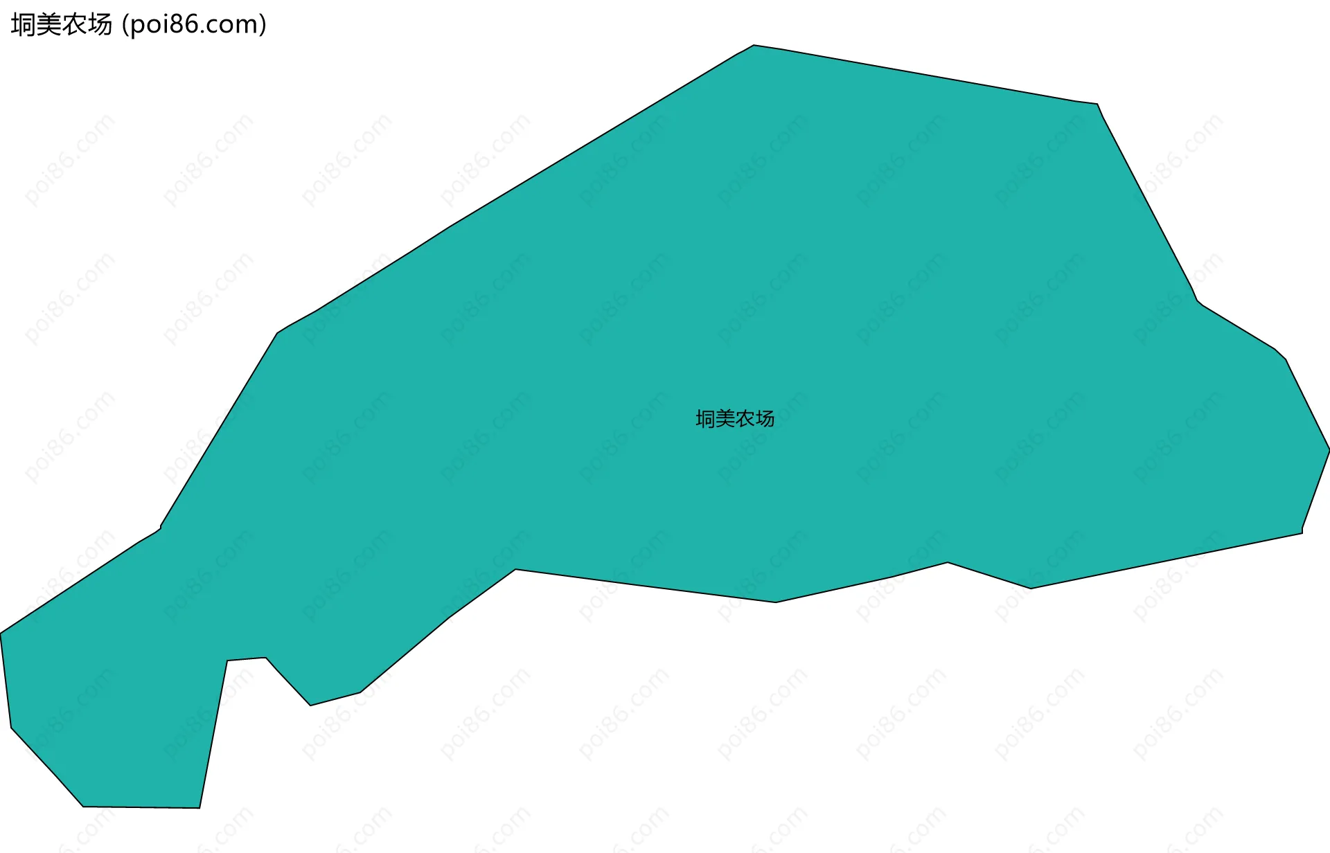 垌美农场边界地图