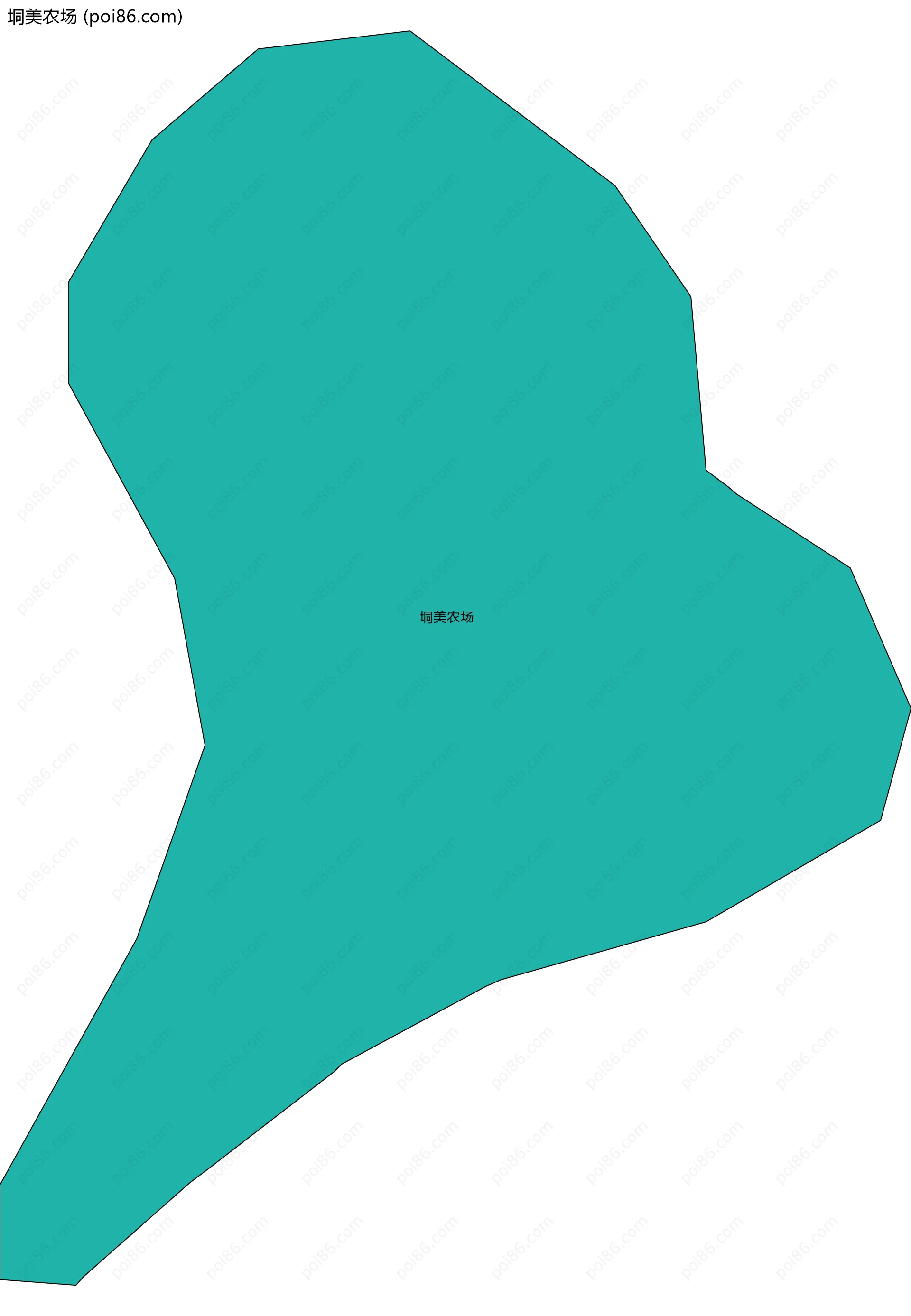 垌美农场边界地图