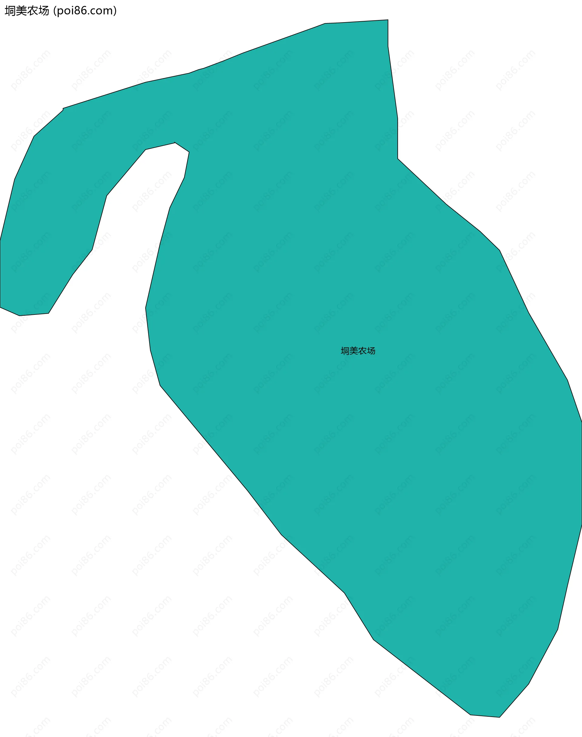 垌美农场边界地图