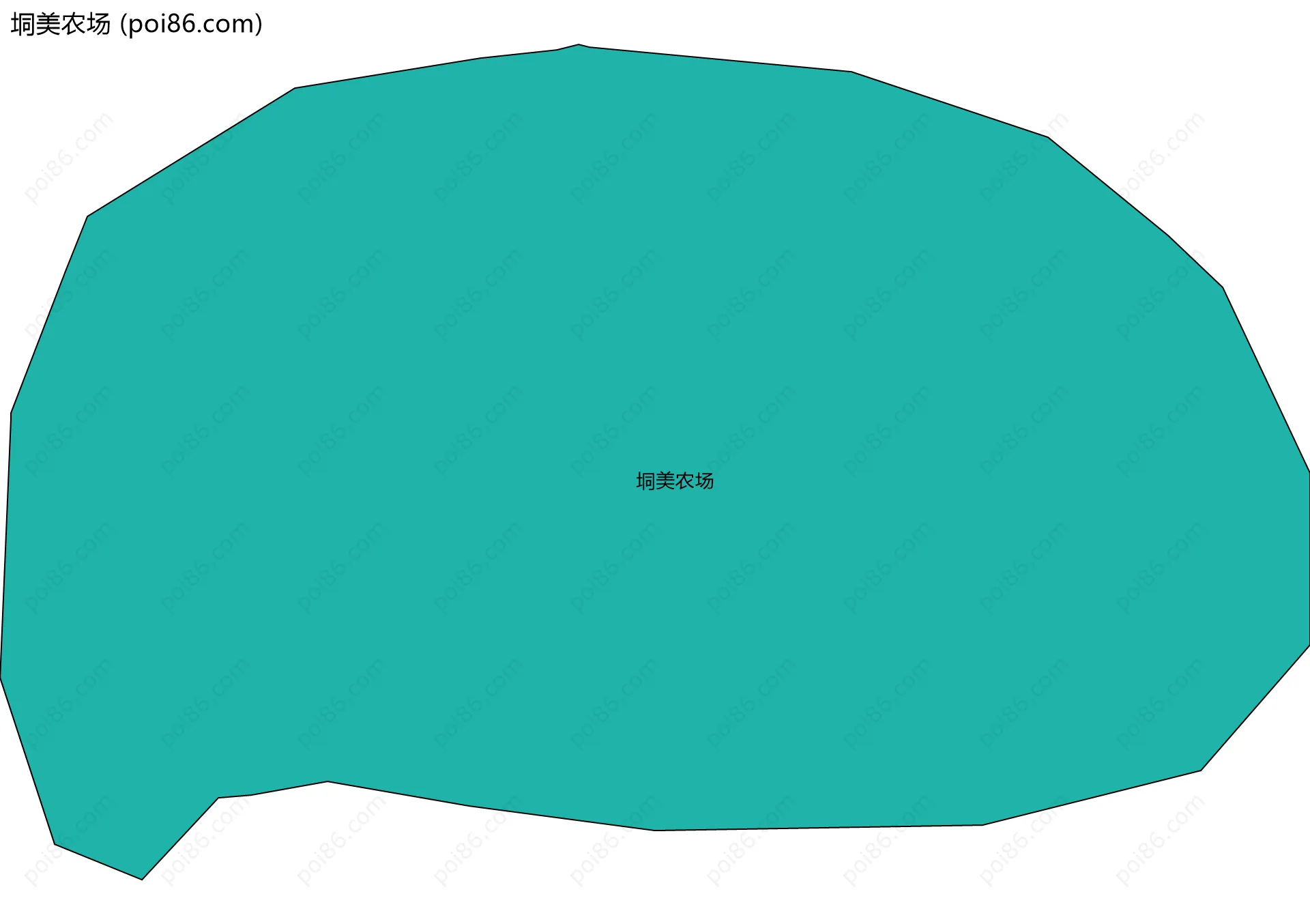 垌美农场边界地图