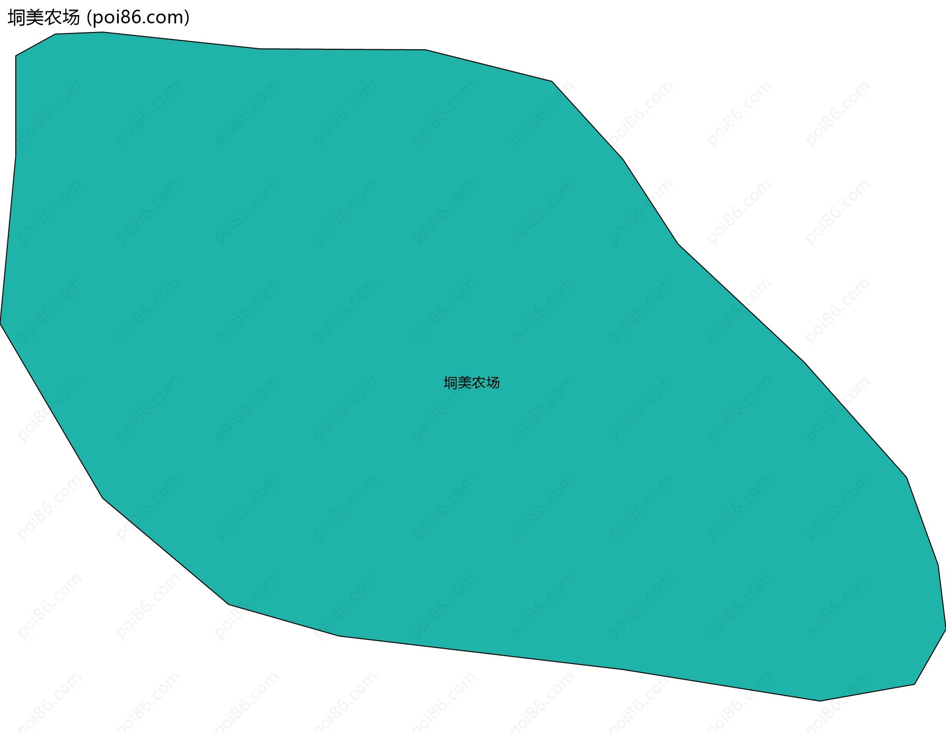 垌美农场边界地图