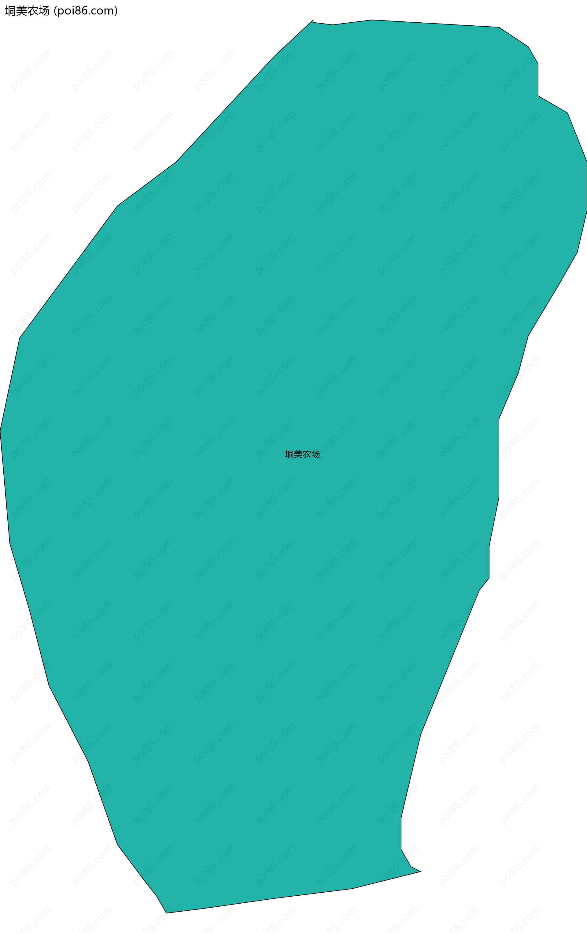 垌美农场边界地图