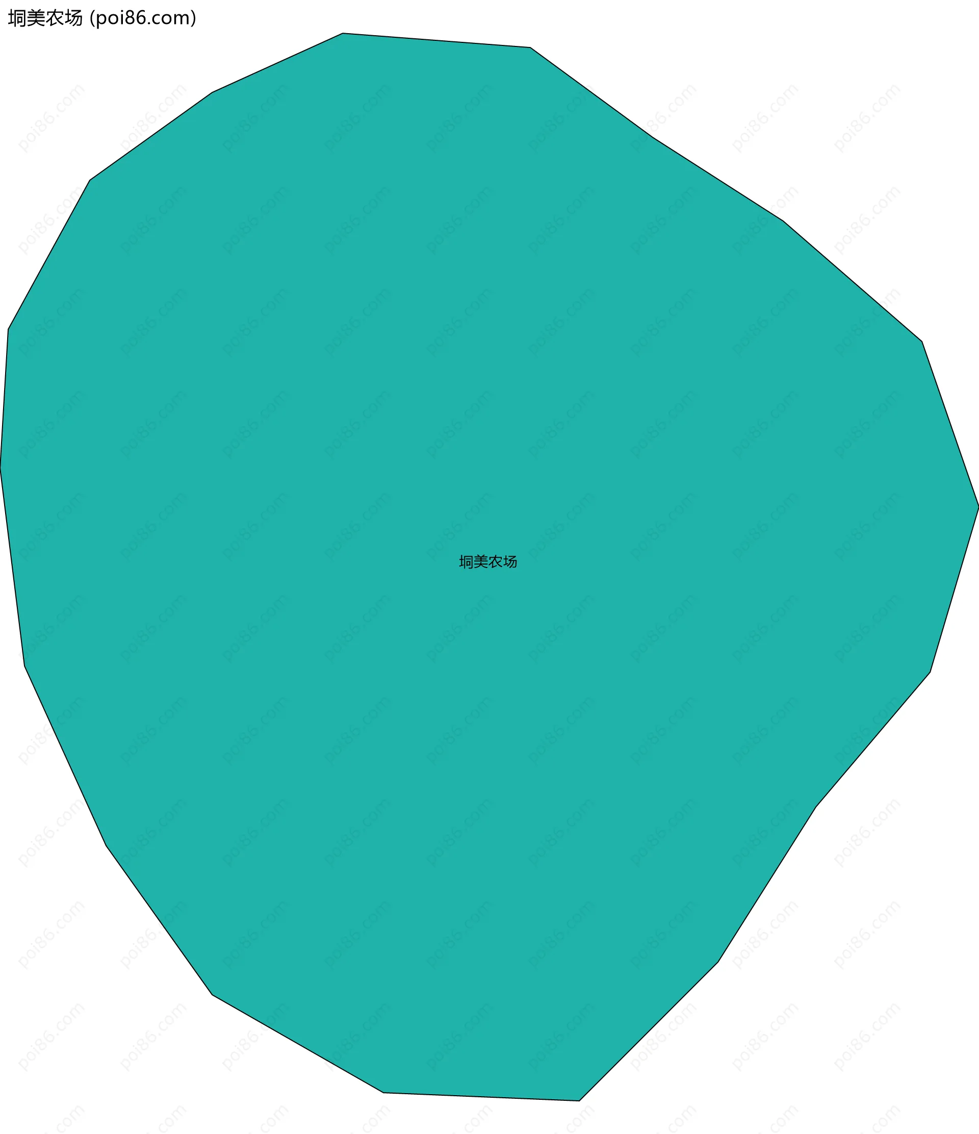 垌美农场边界地图