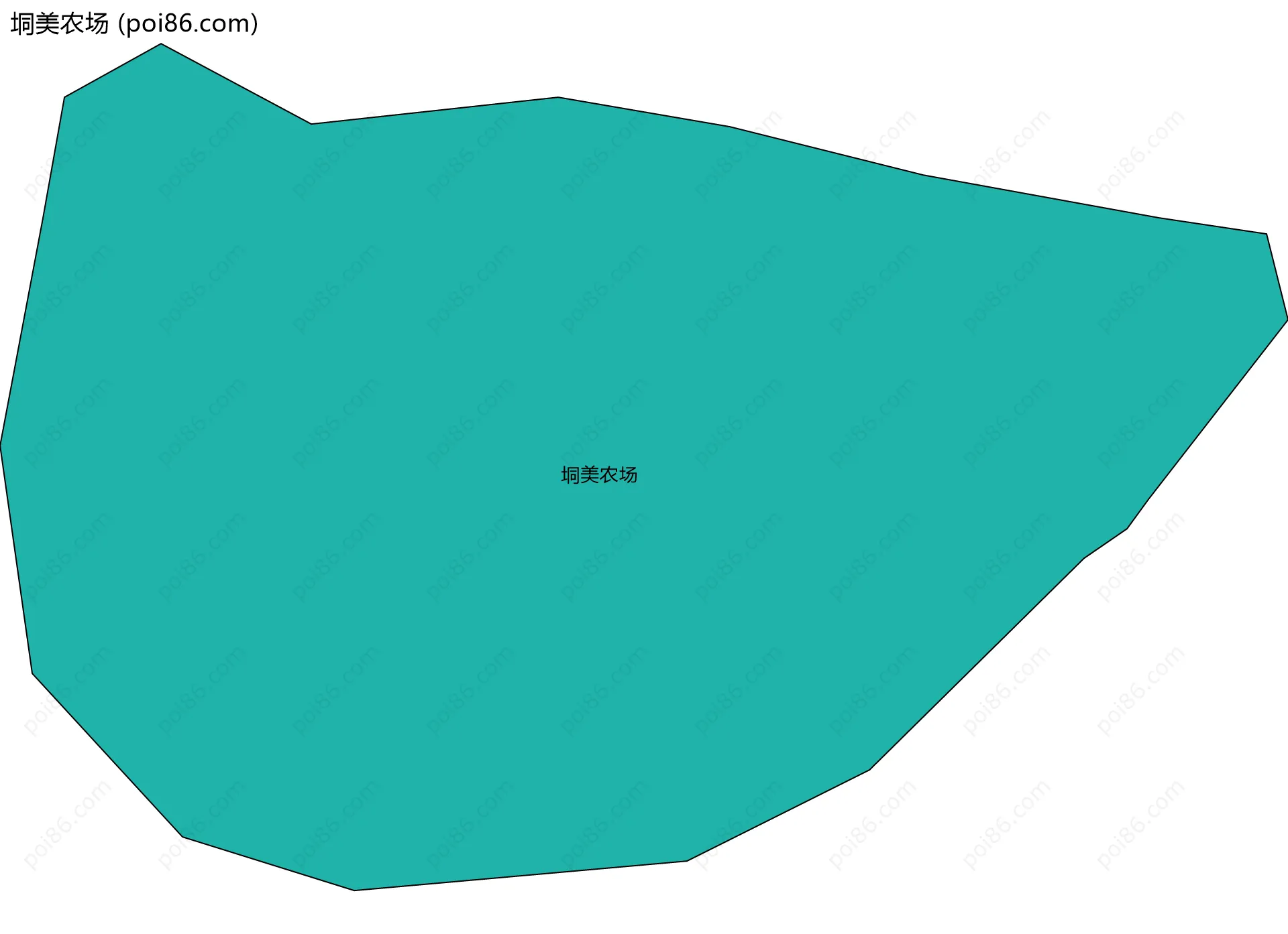 垌美农场边界地图