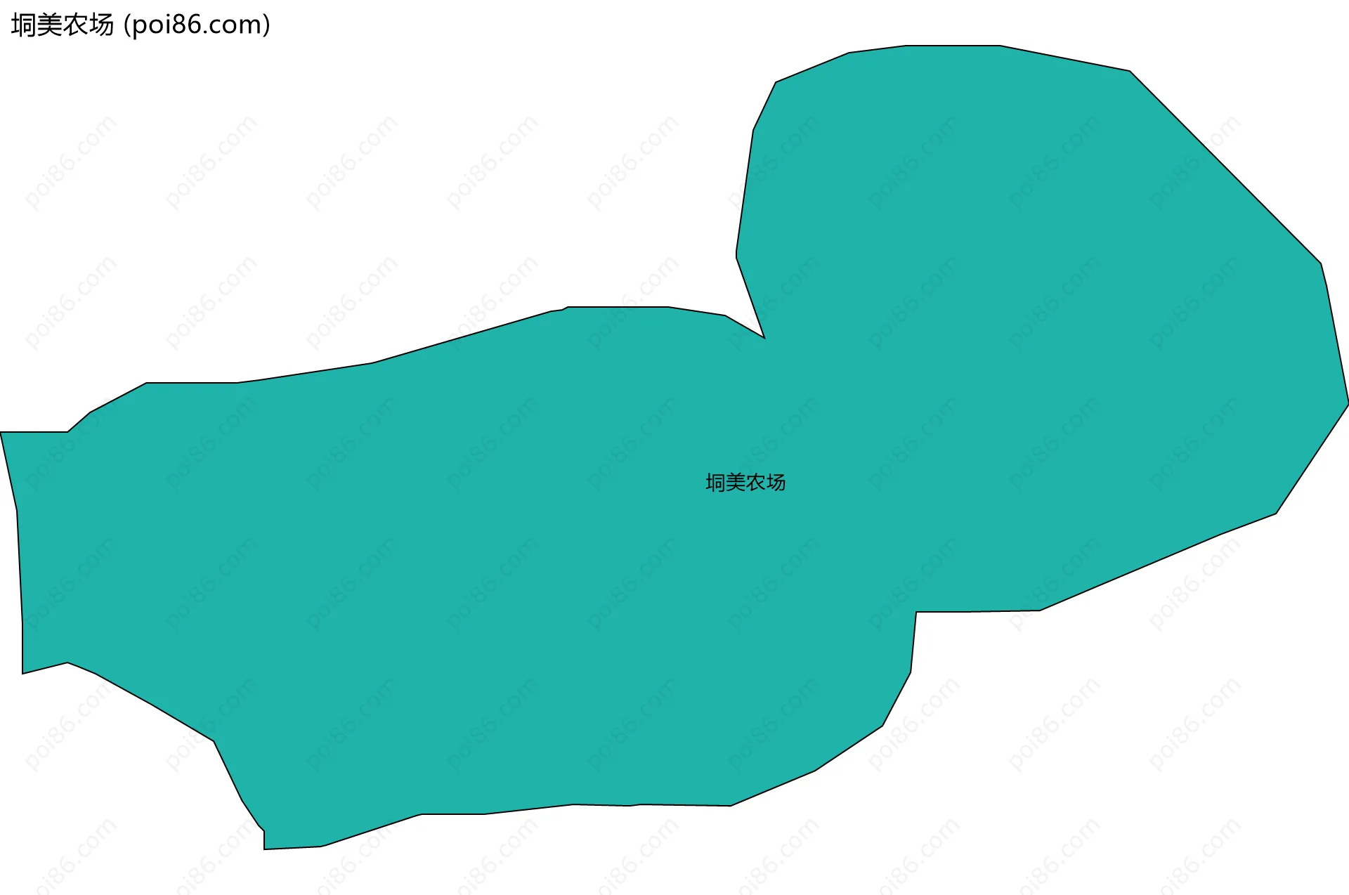 垌美农场边界地图