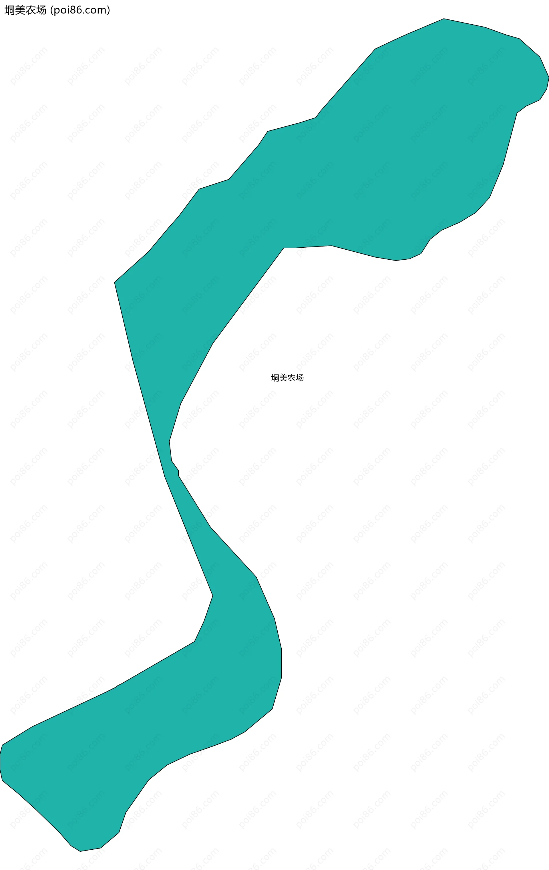 垌美农场边界地图