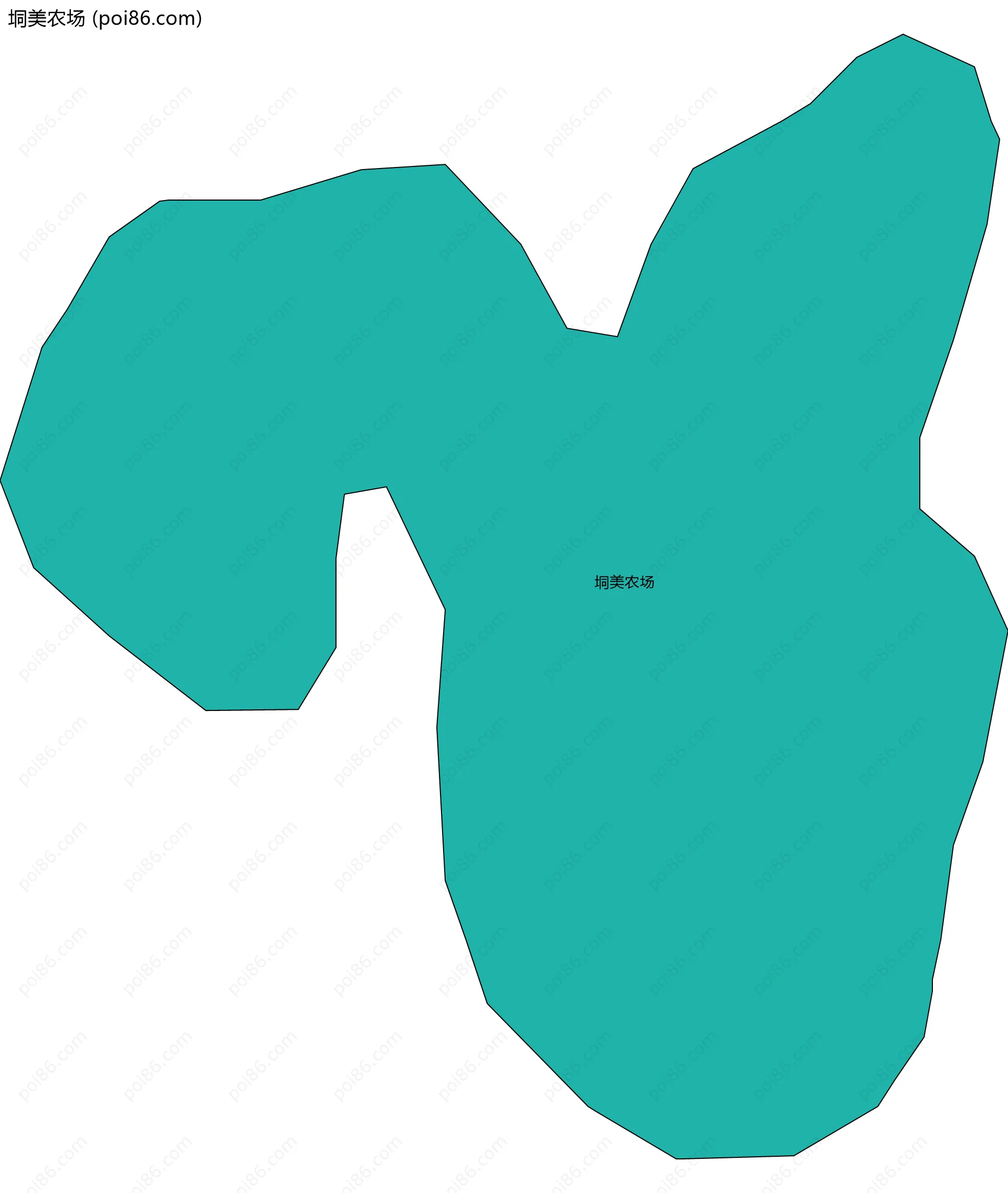 垌美农场边界地图