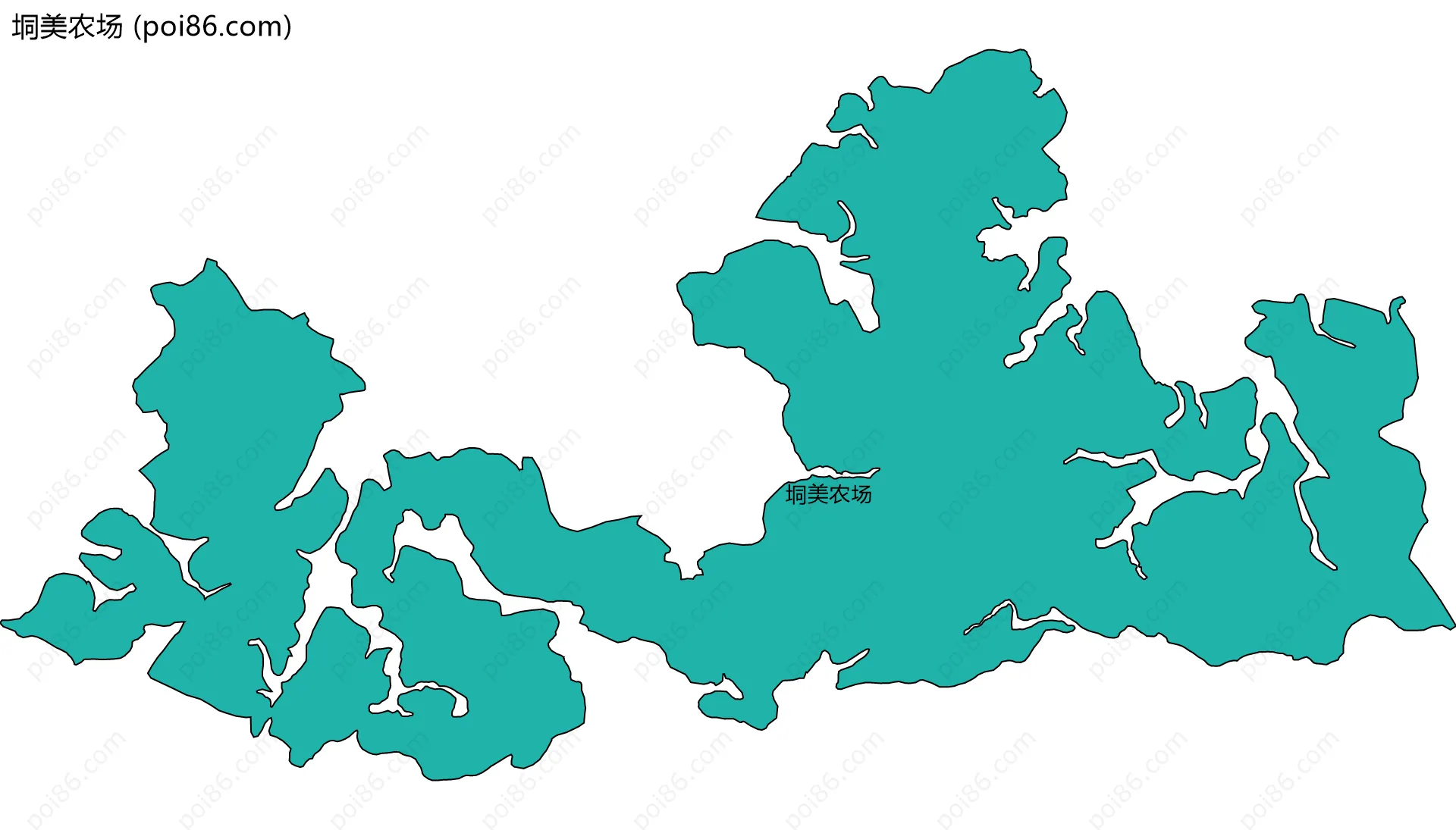 垌美农场边界地图