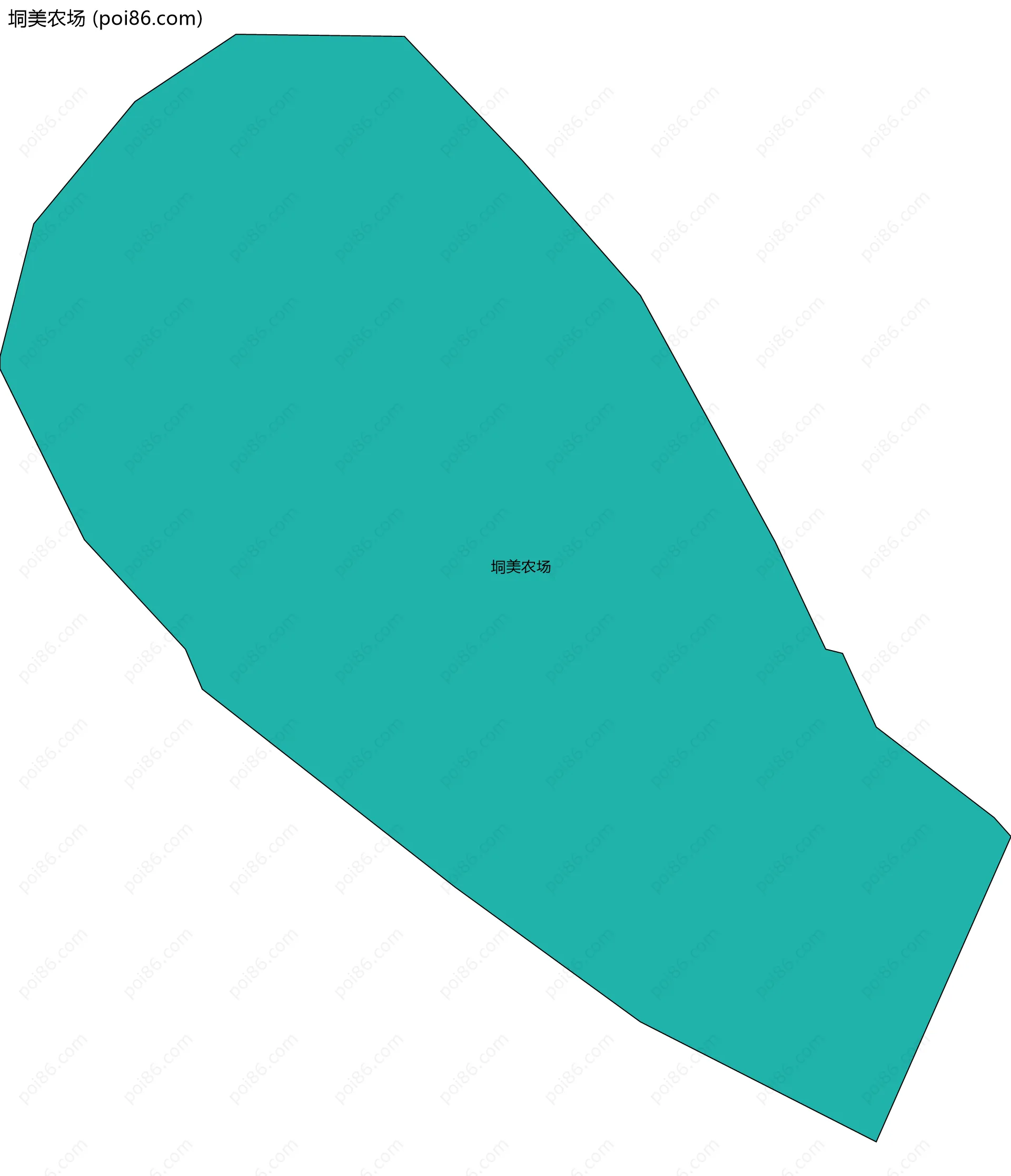 垌美农场边界地图