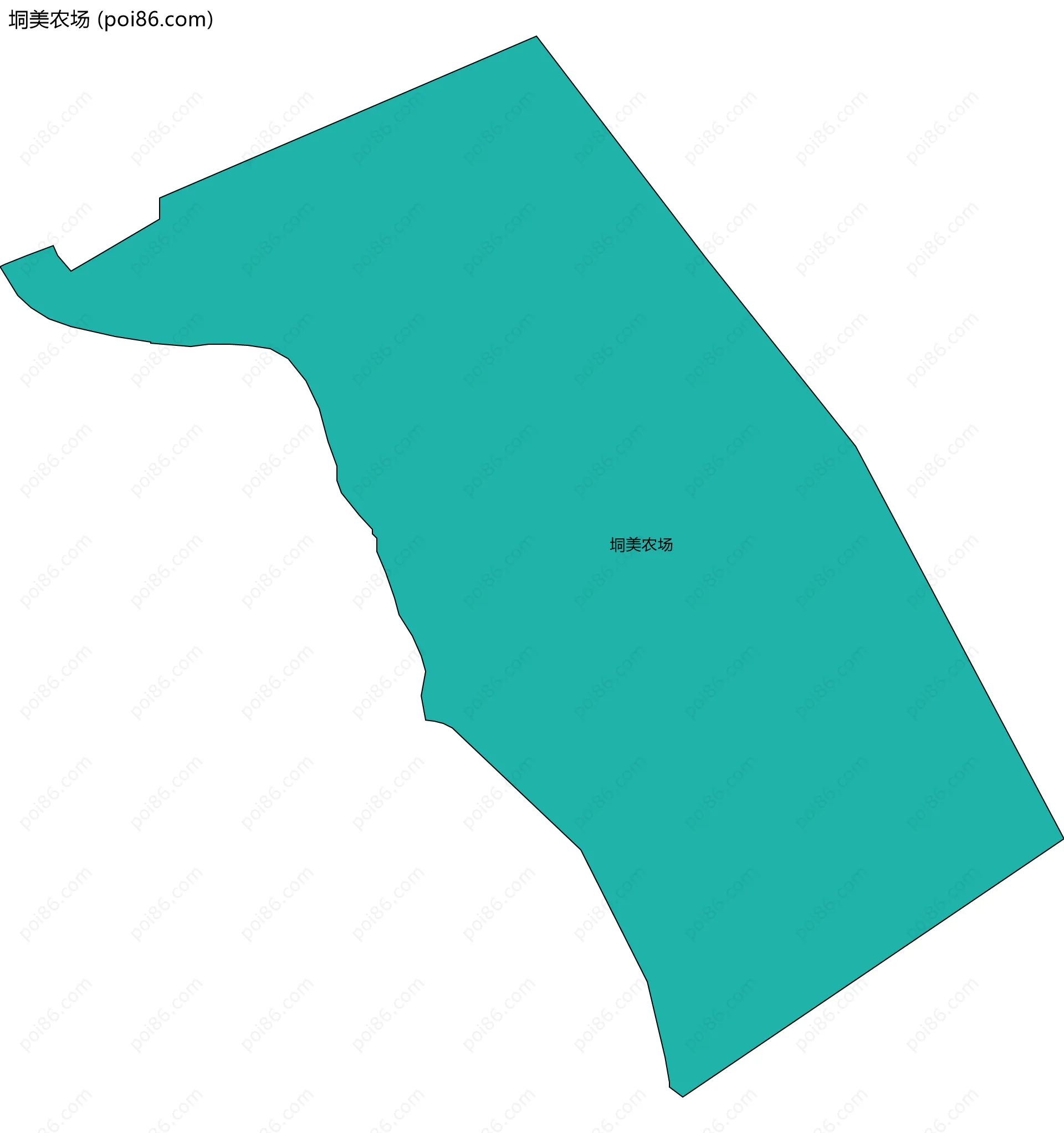垌美农场边界地图