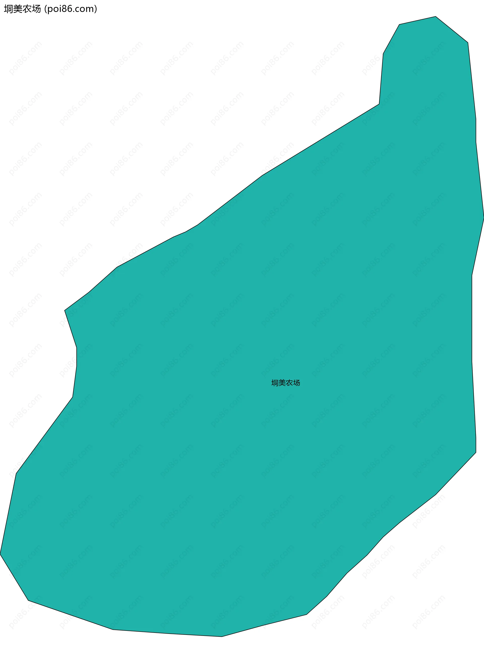 垌美农场边界地图