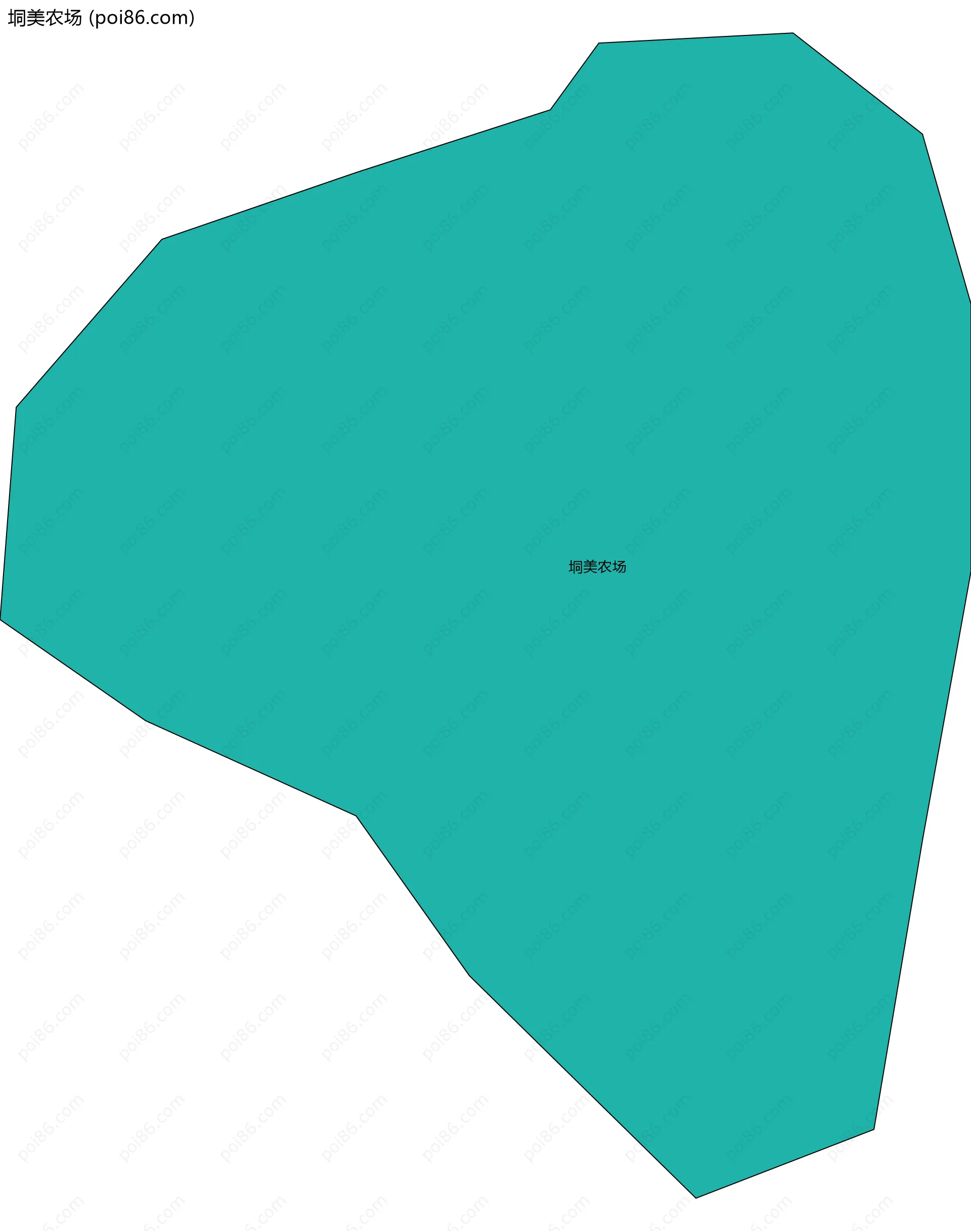 垌美农场边界地图