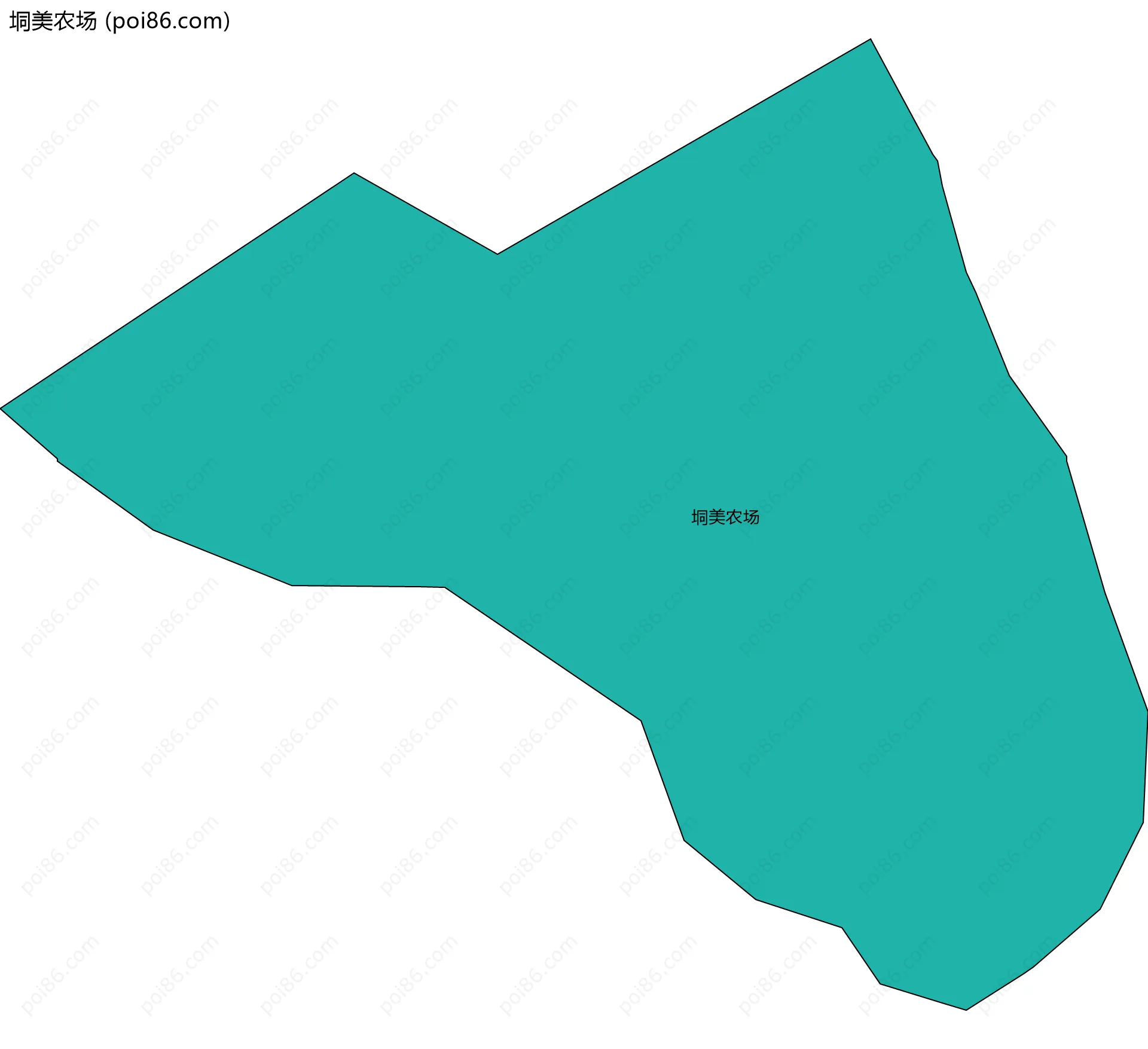 垌美农场边界地图