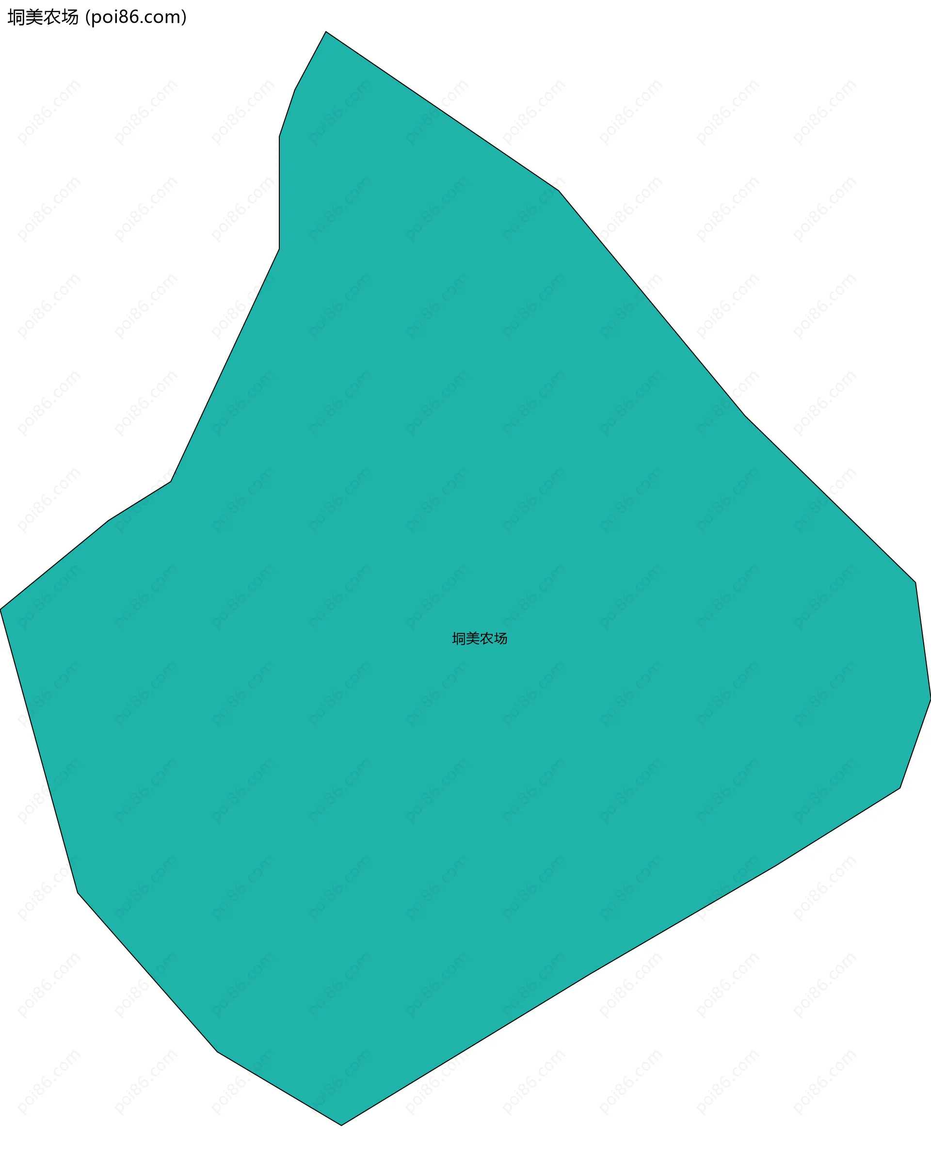 垌美农场边界地图