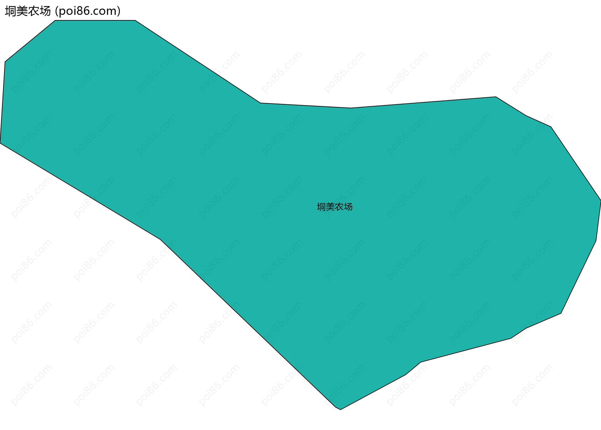 垌美农场边界地图