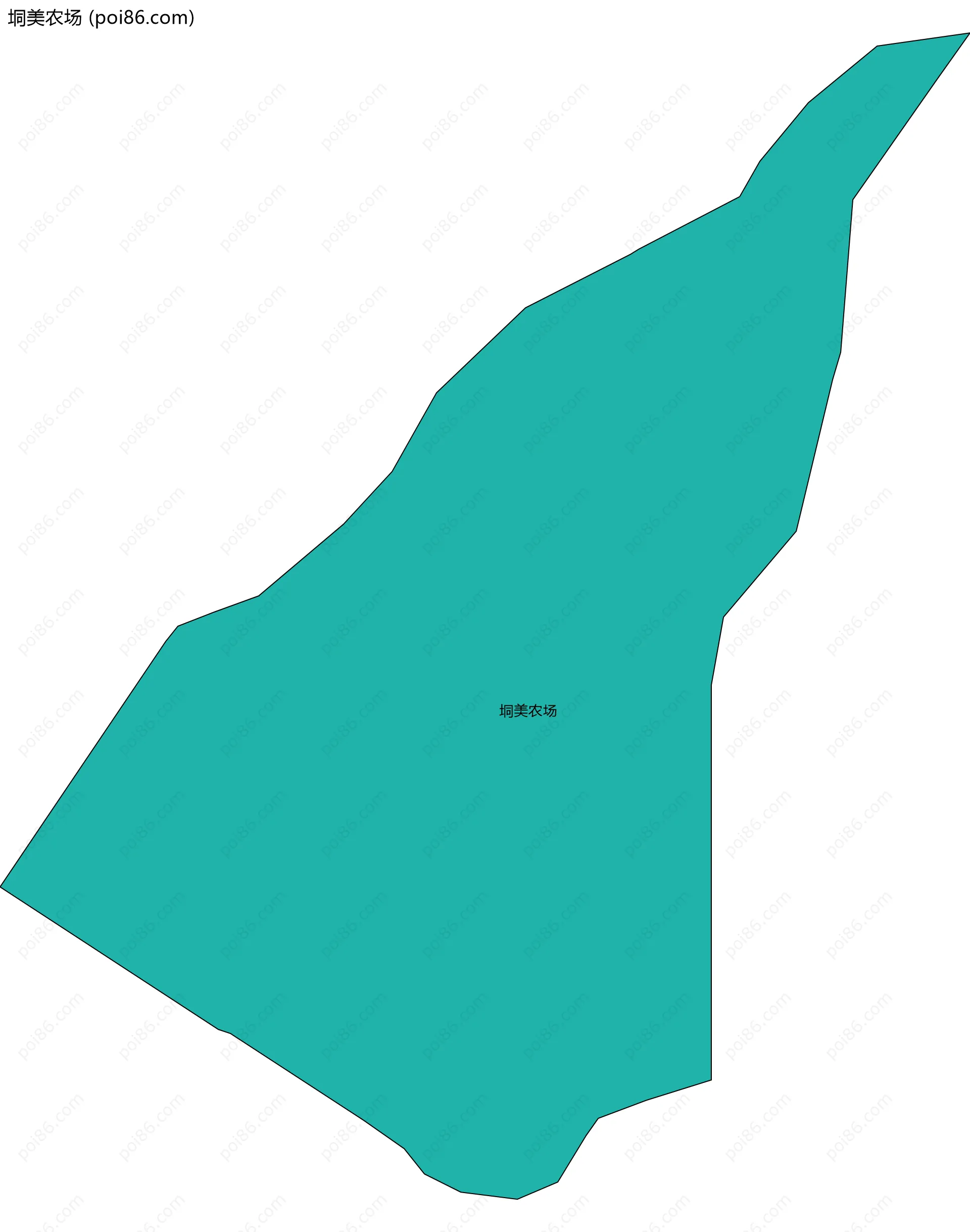 垌美农场边界地图