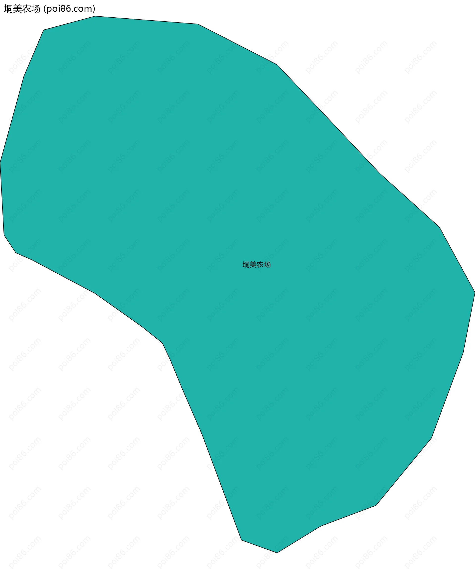 垌美农场边界地图