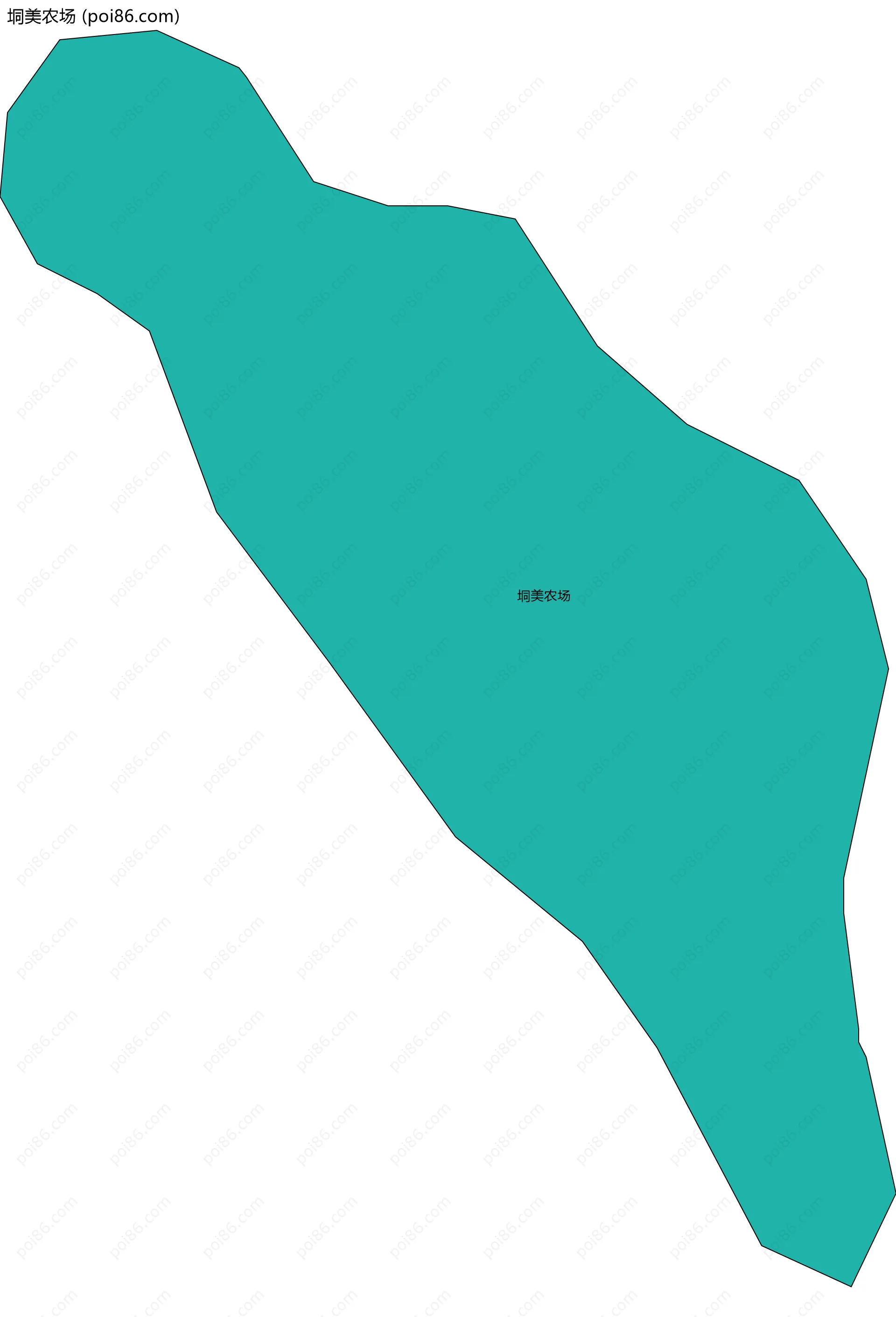 垌美农场边界地图