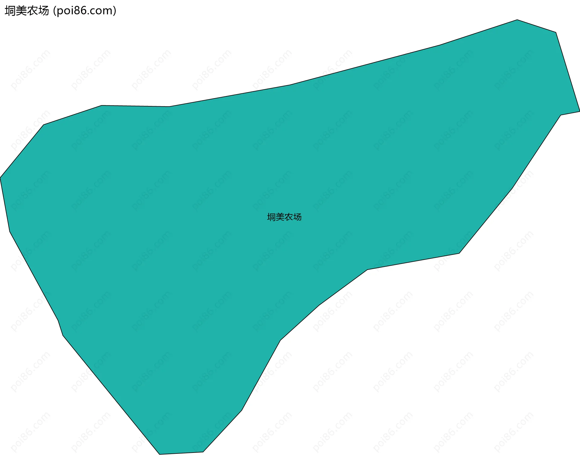 垌美农场边界地图
