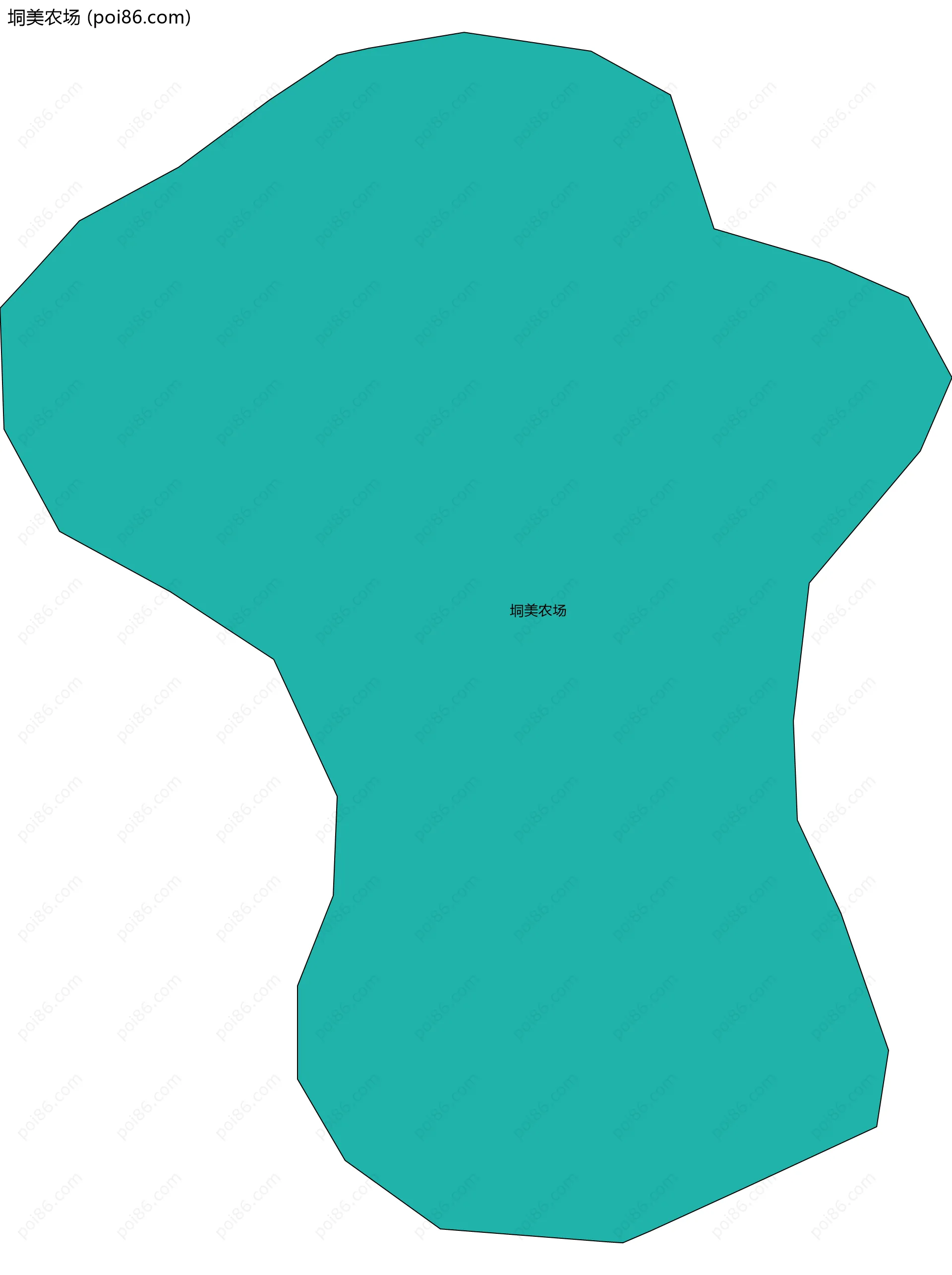 垌美农场边界地图