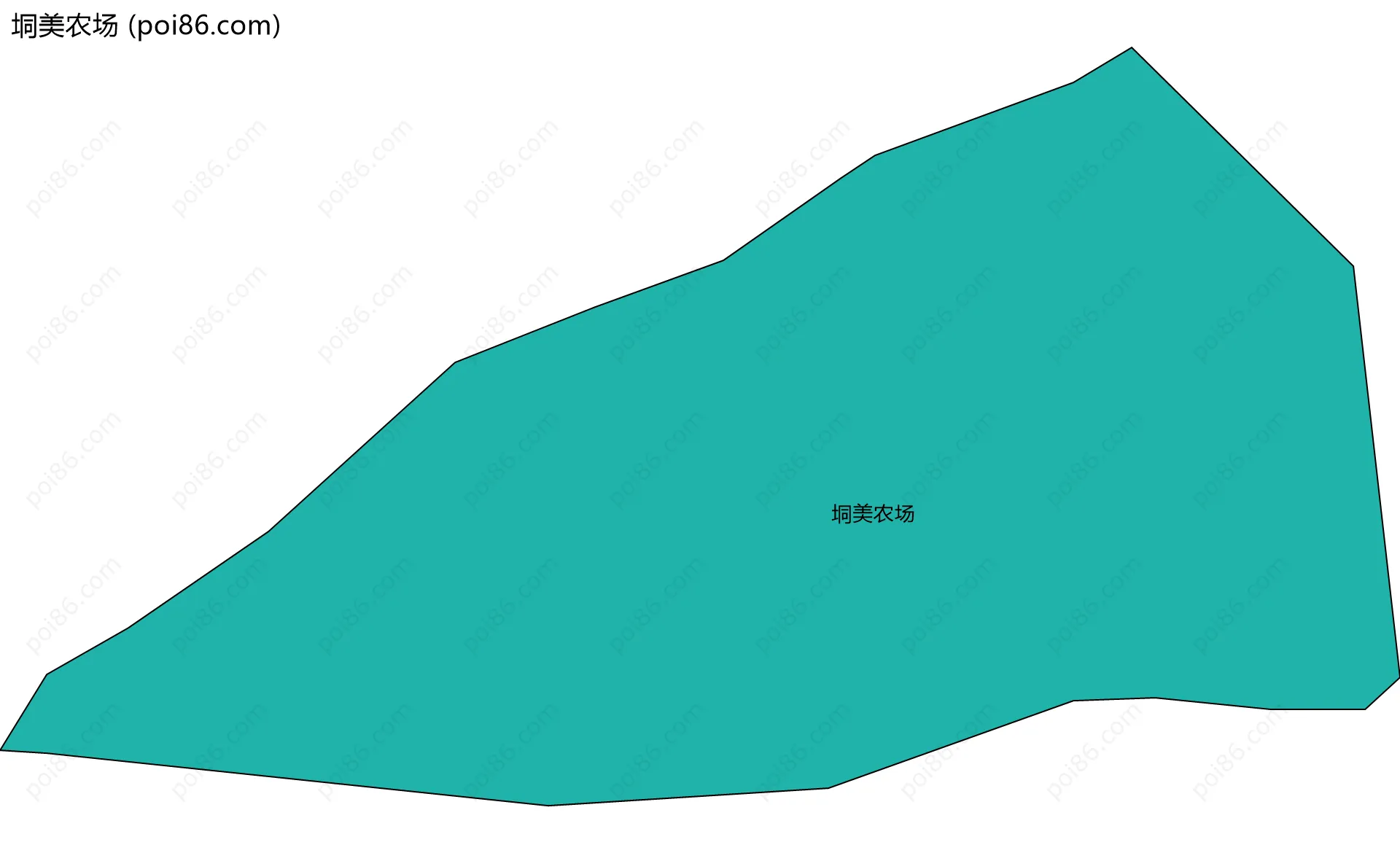 垌美农场边界地图