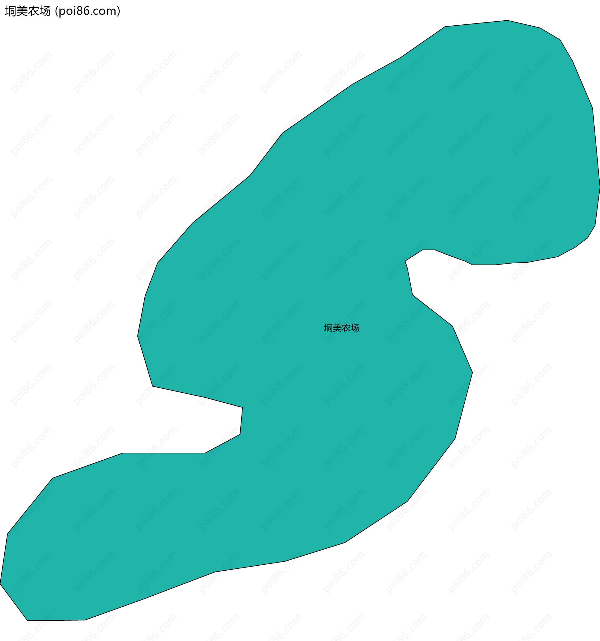 垌美农场边界地图