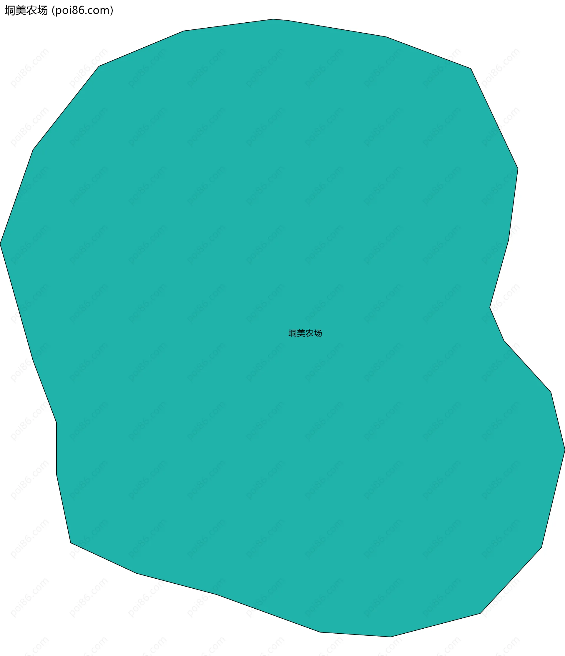 垌美农场边界地图