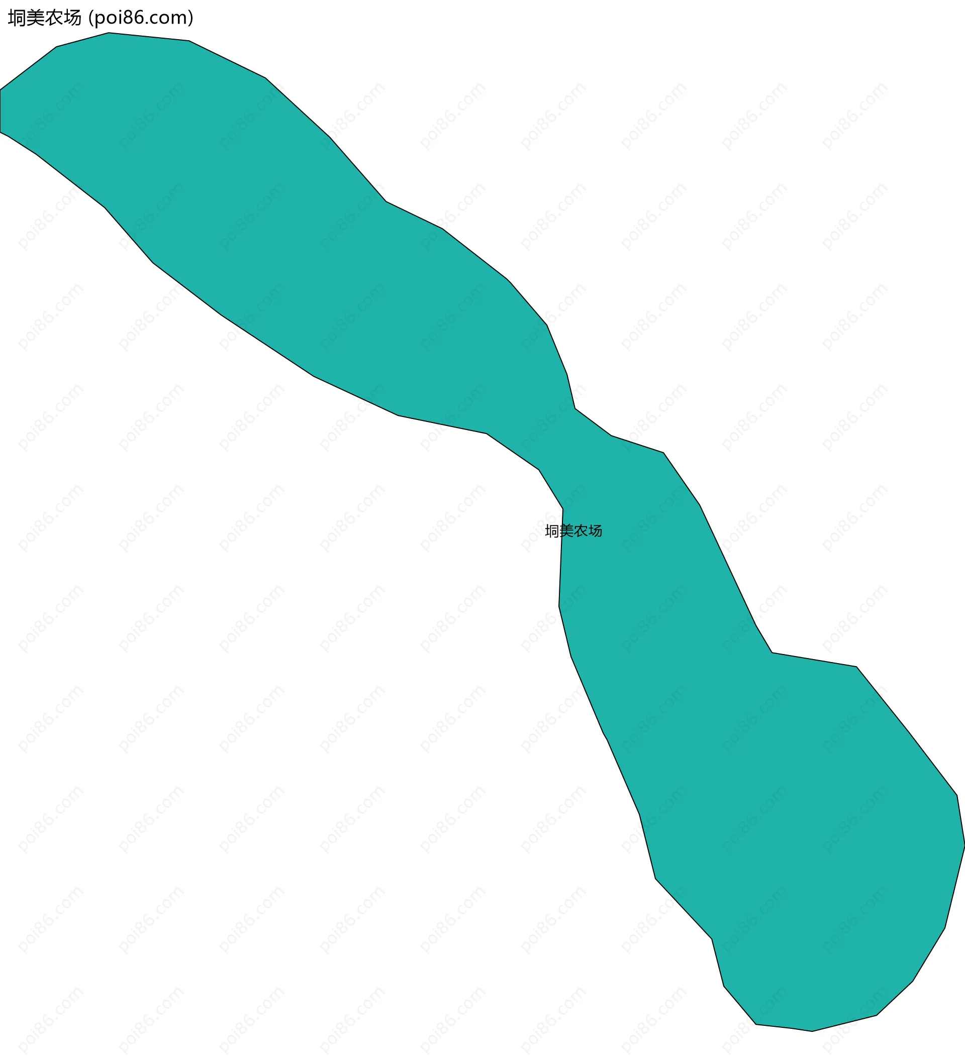 垌美农场边界地图