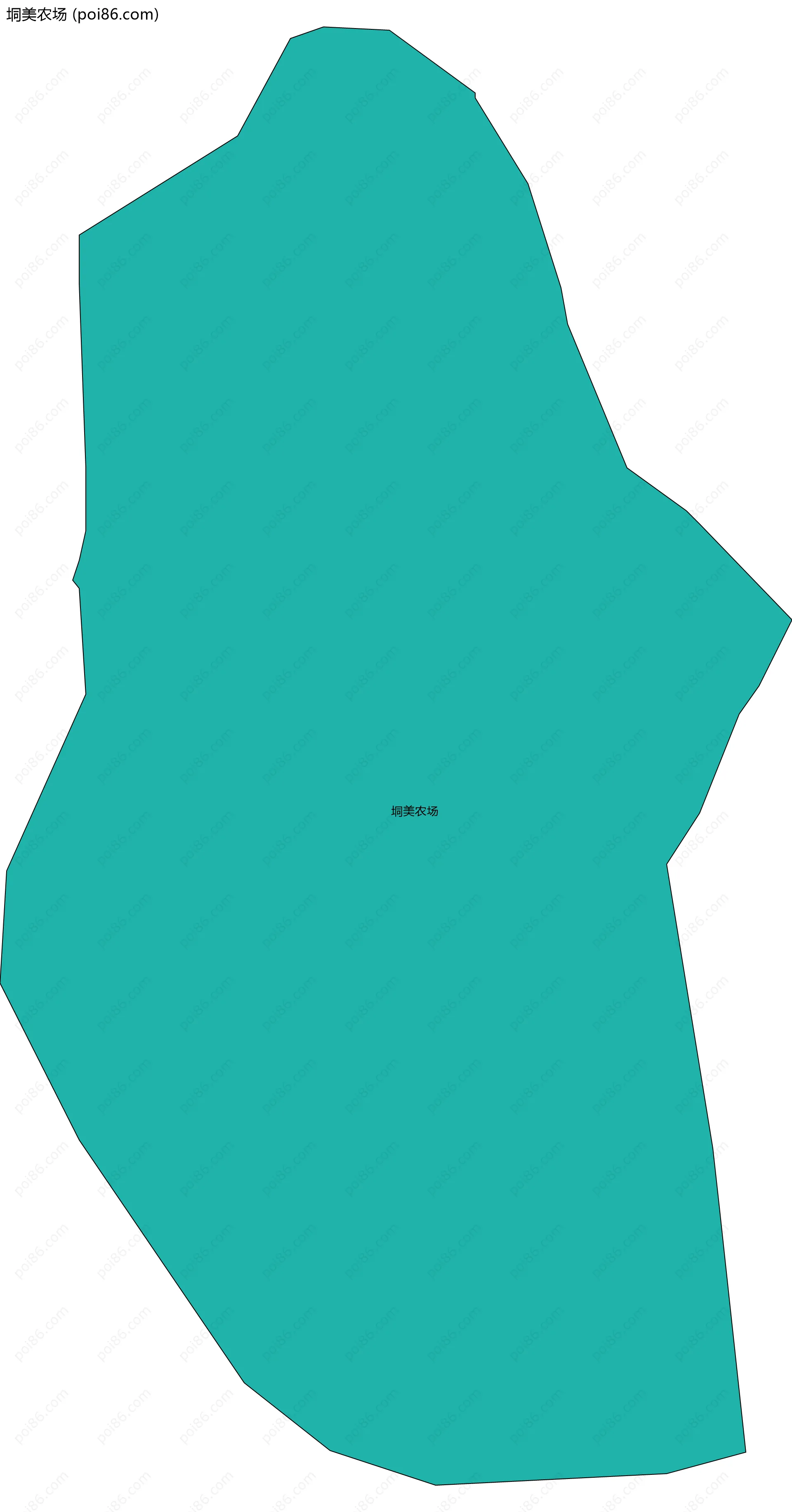 垌美农场边界地图