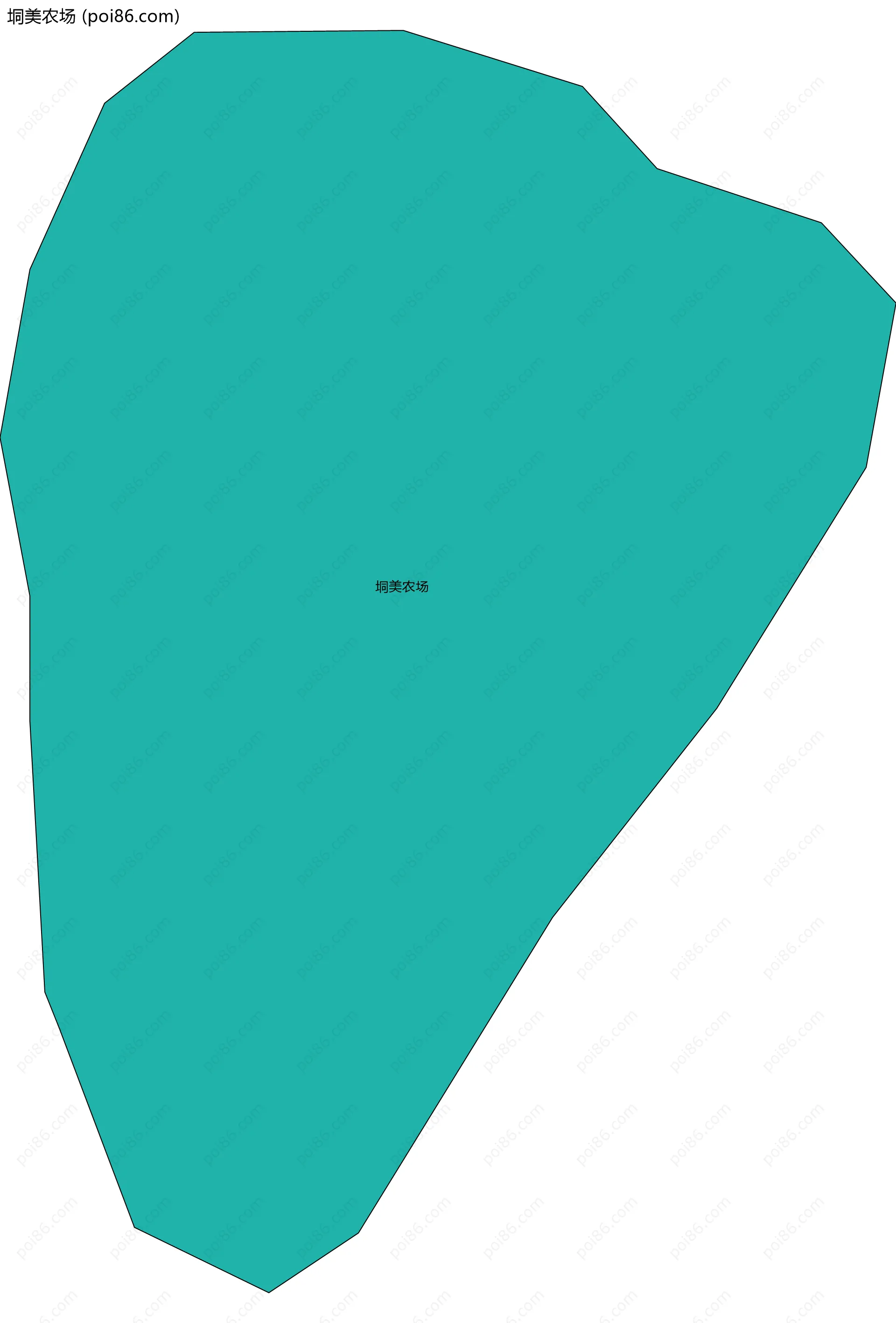 垌美农场边界地图